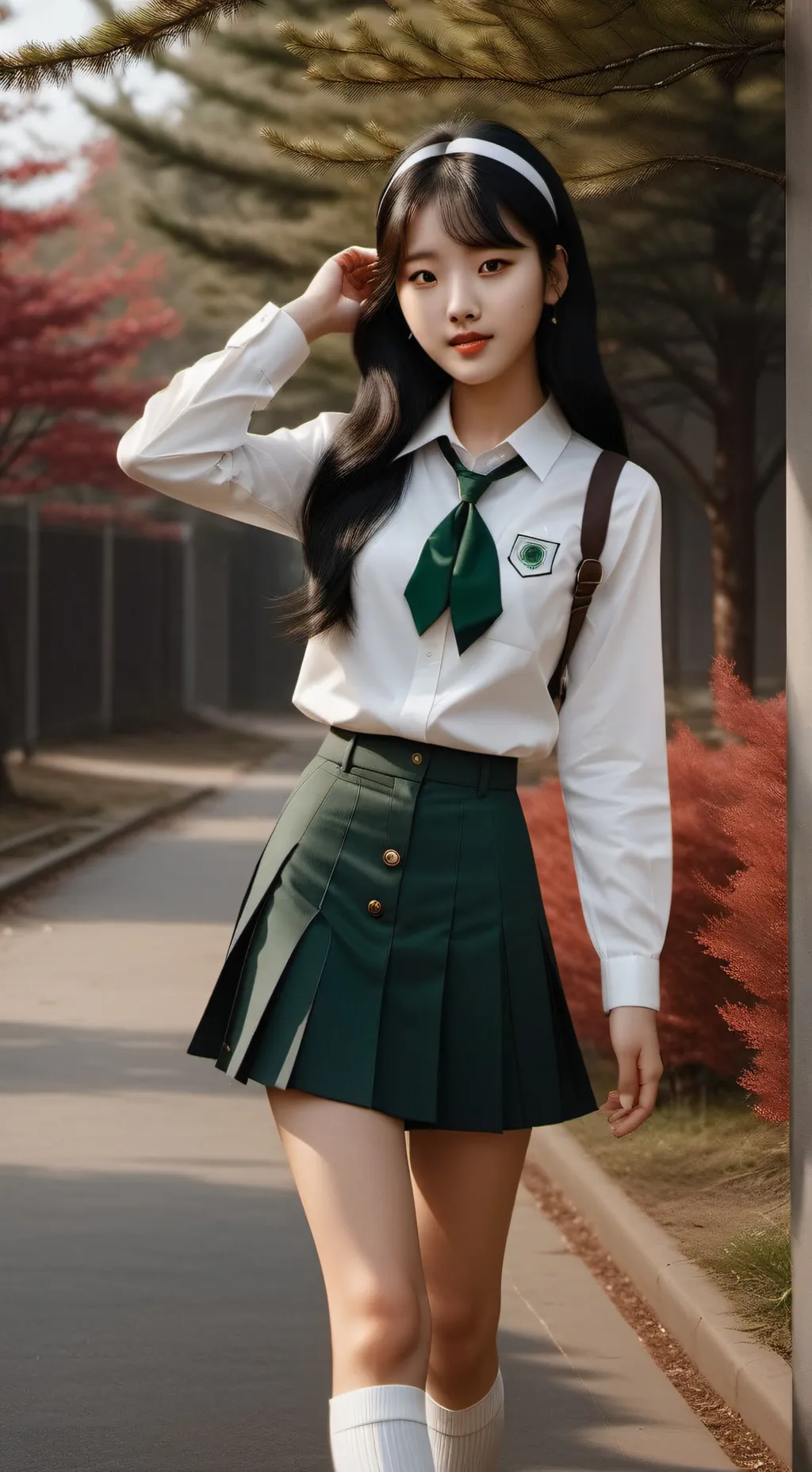 ai character: Yoo jae-yi  background