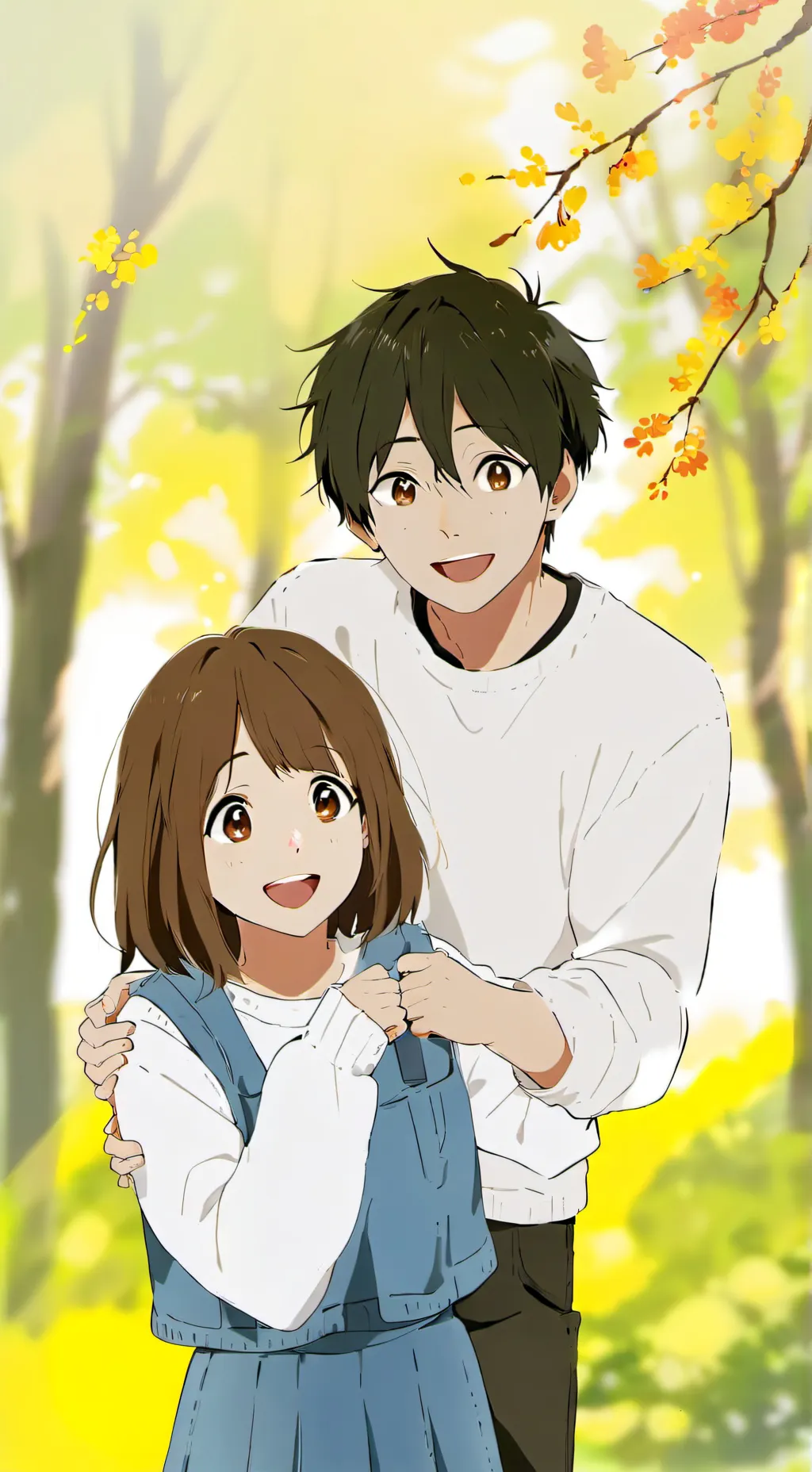 ai character: Jason and aurora  background