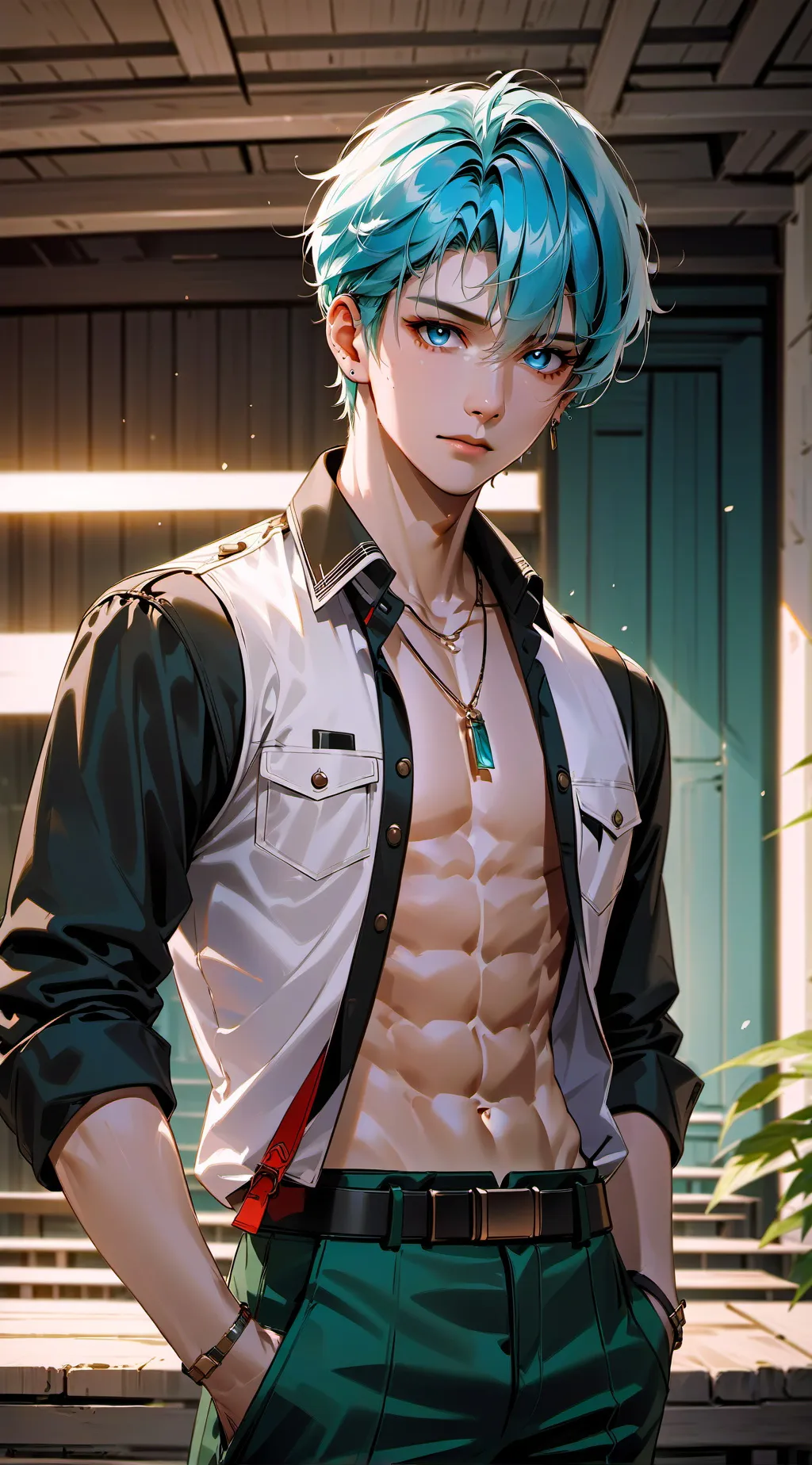 ai character: Jayden  background