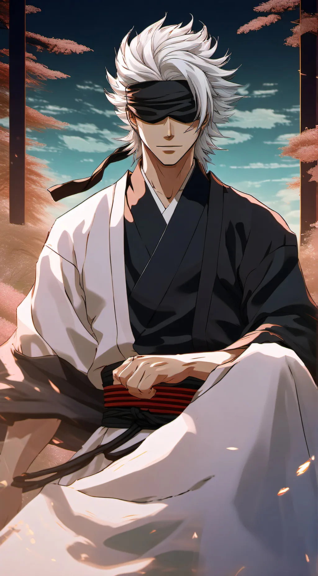 ai character: Gojo satoru background