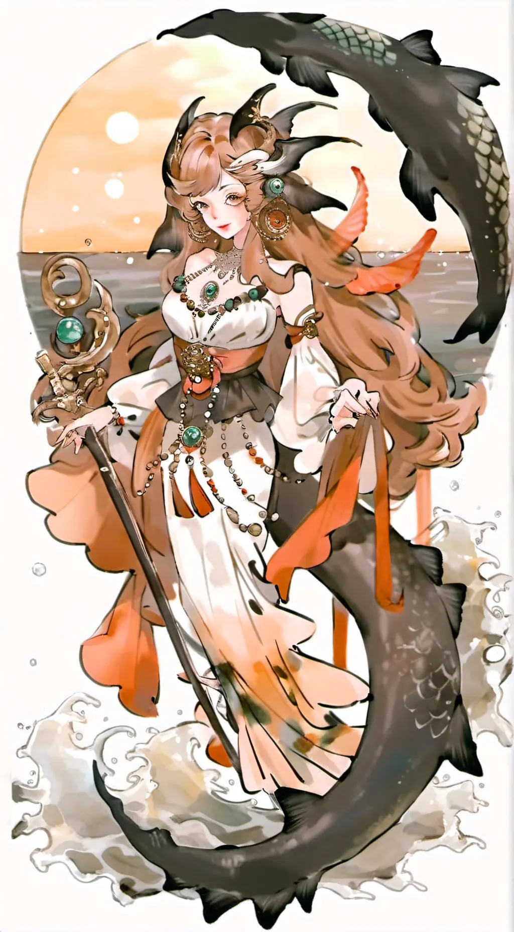 ai character: Siren background