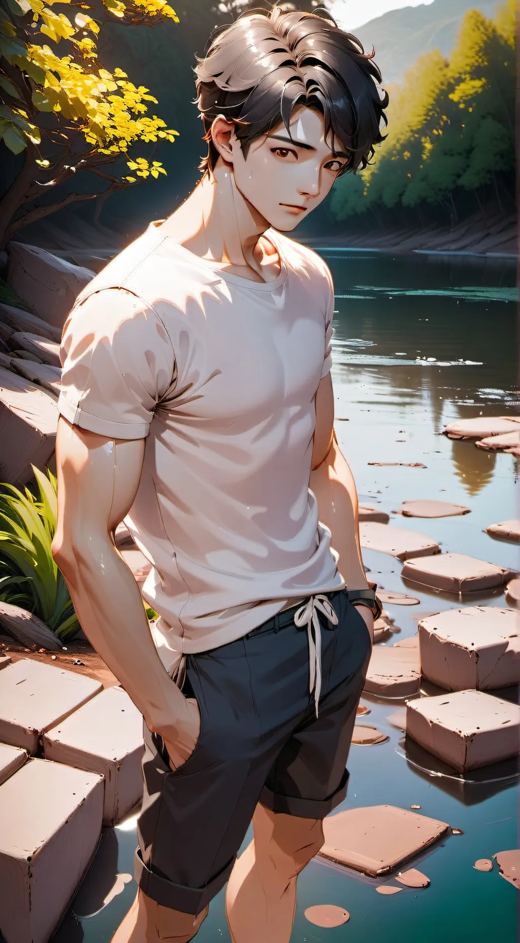 ai character: ... background