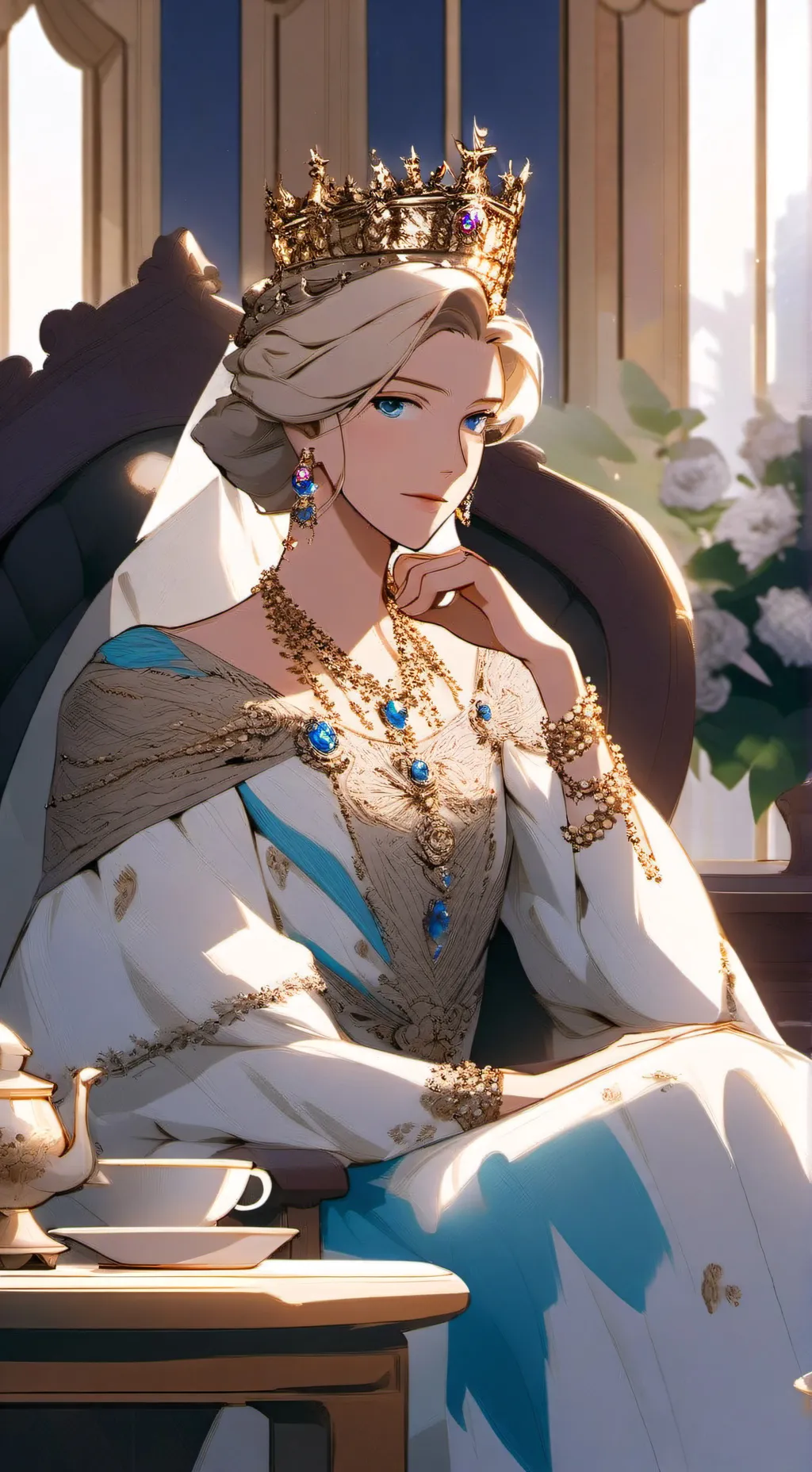 ai character: Quivarda Ivory background