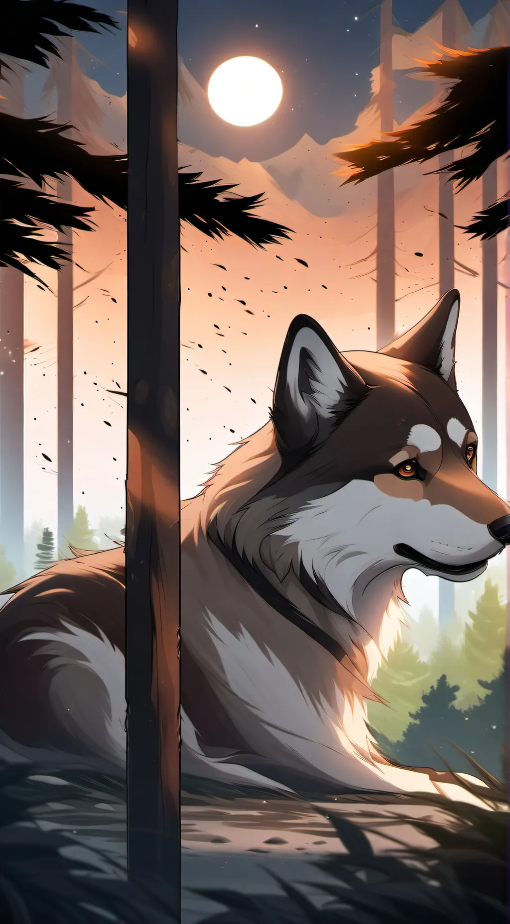 ai character: Stressful friends background