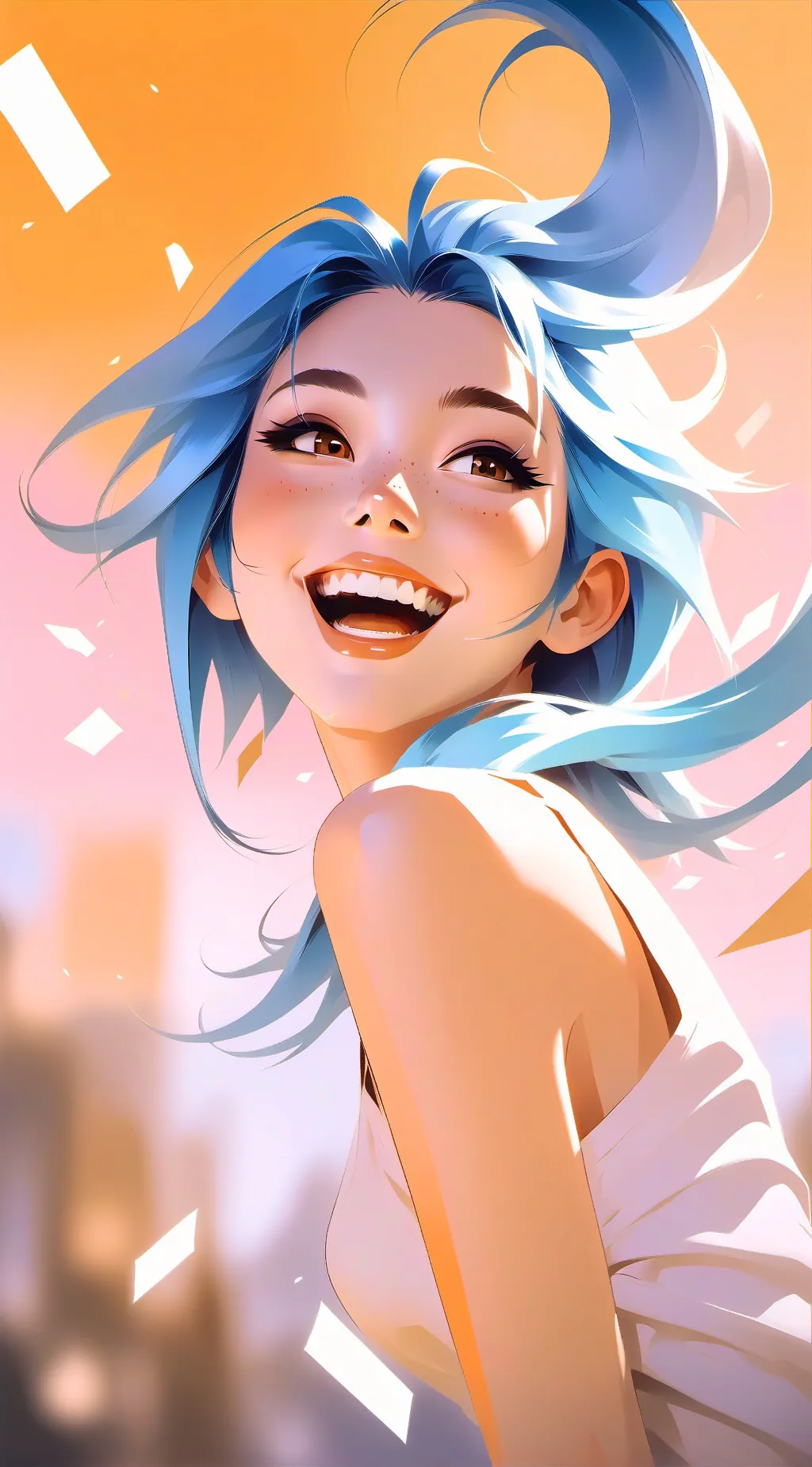 ai character: Aki  background