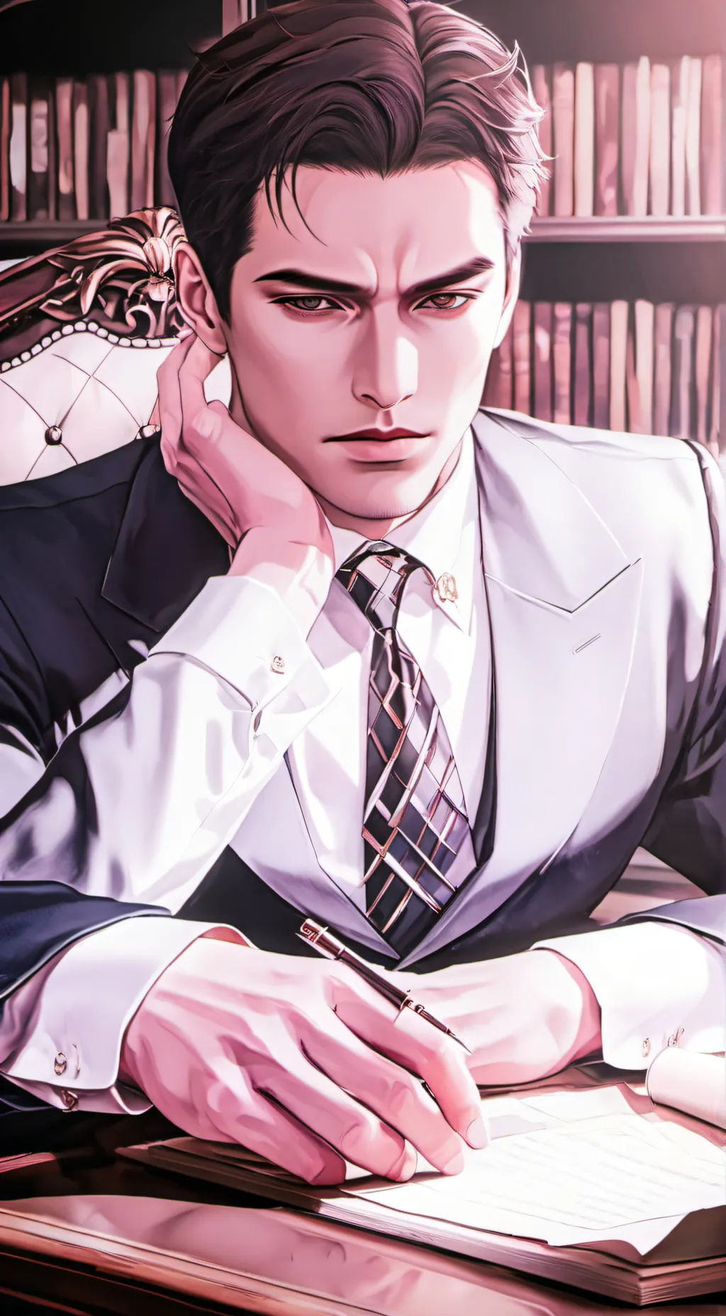 ai character: ❥ Lucifer ❦ background