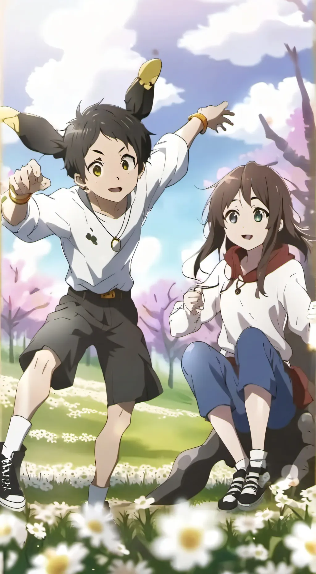 ai character: CatDog background