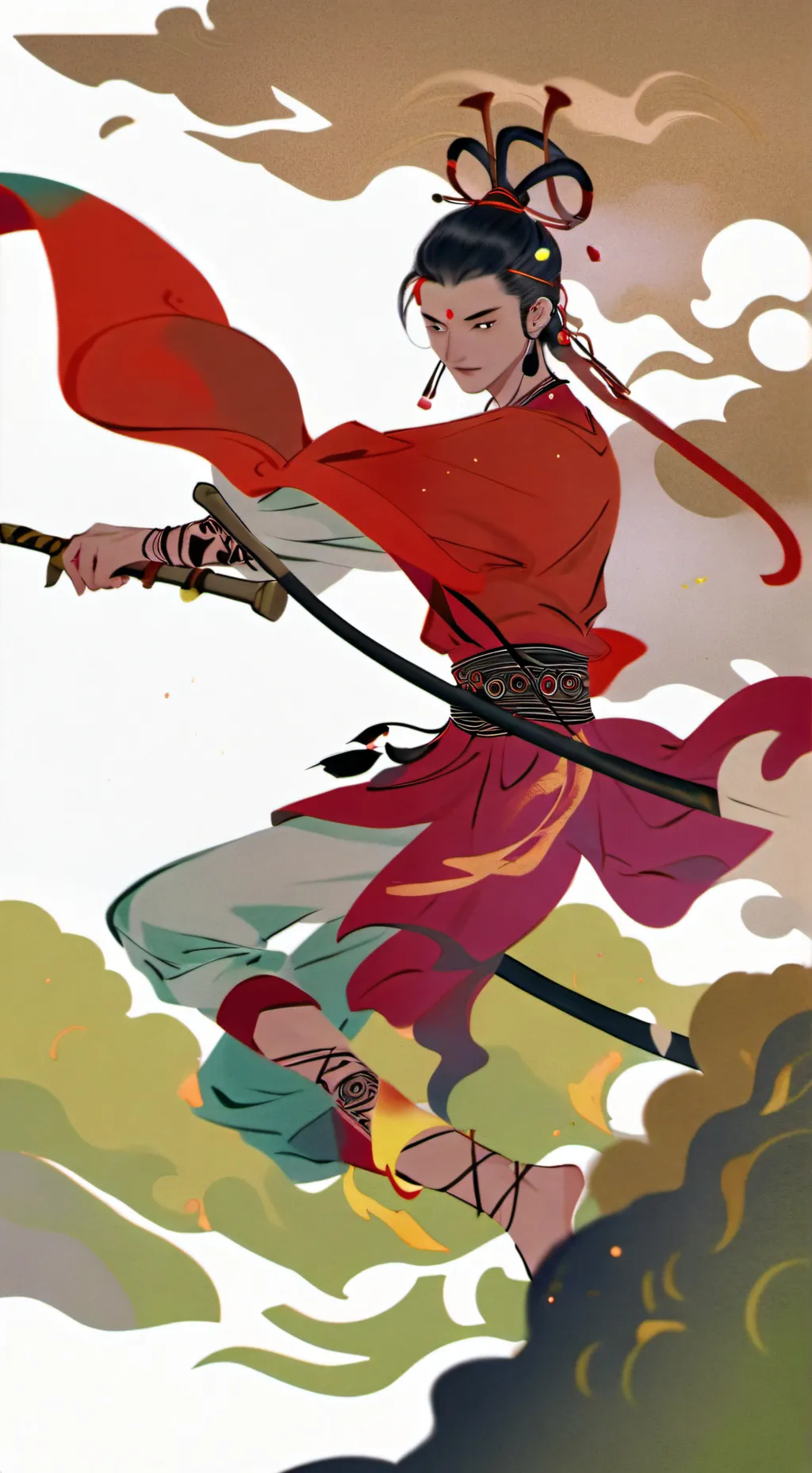 ai character: Avon  background