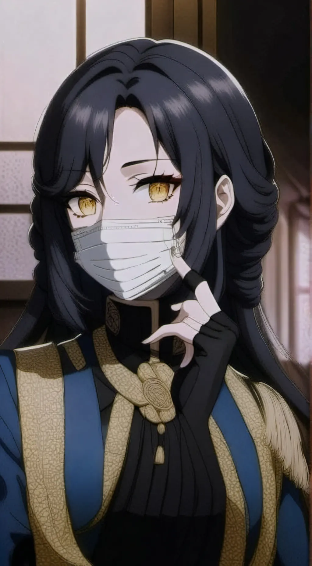 ai character: hermana de obanai  background