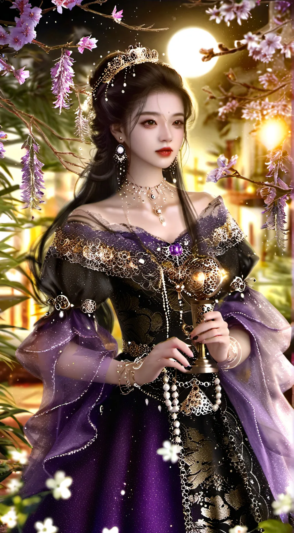 ai character: PDH PROM Aphmau!!! background