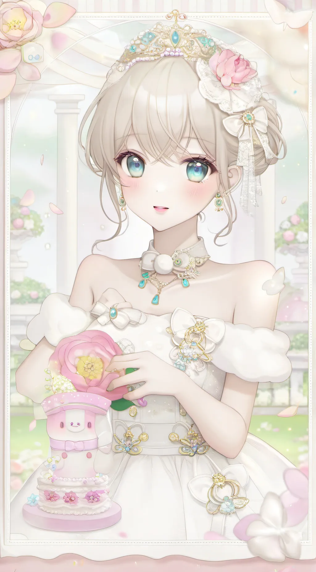 ai character: weddings background
