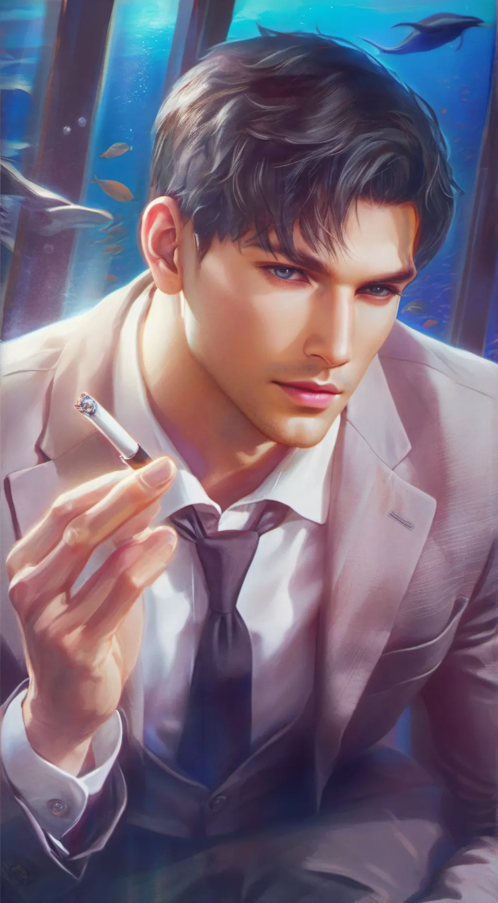 ai character: lҽօ հíll background