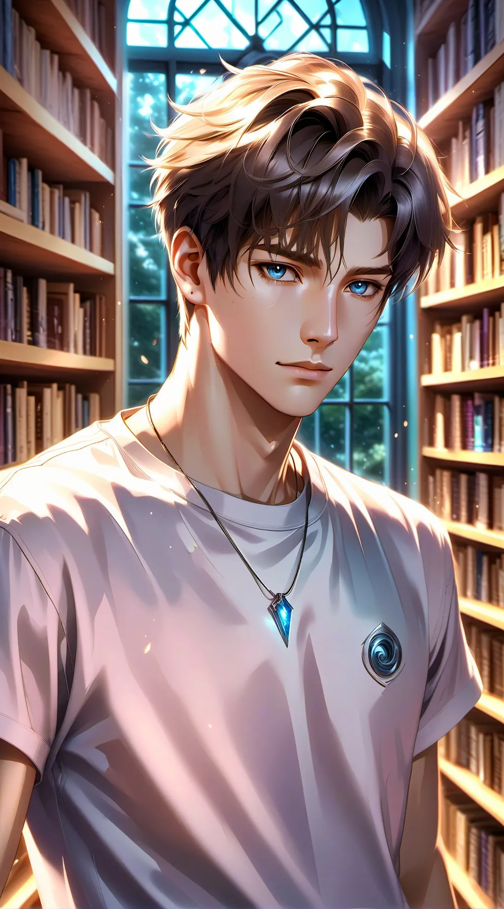 ai character: Drew background