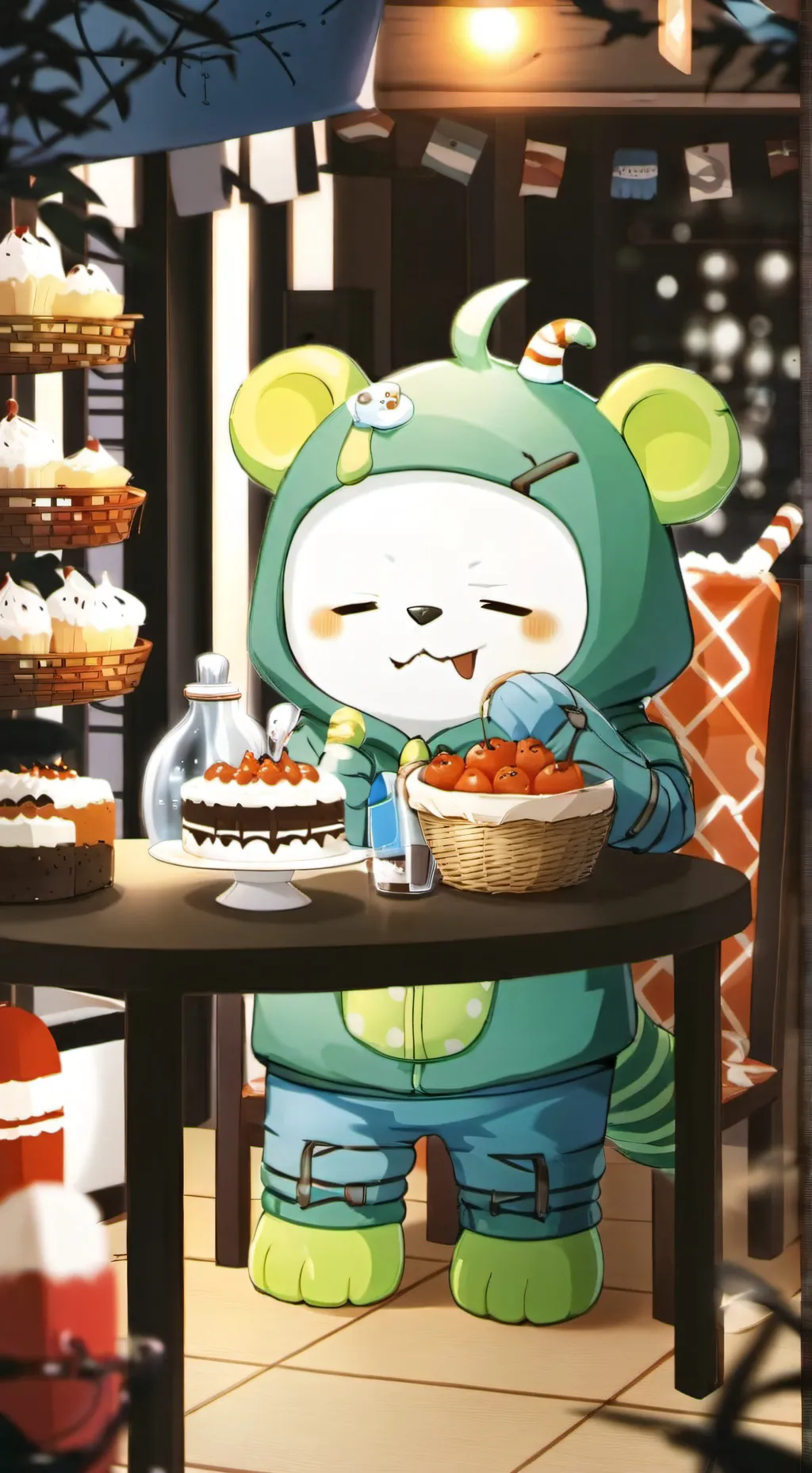 ai character: CTR x DW background