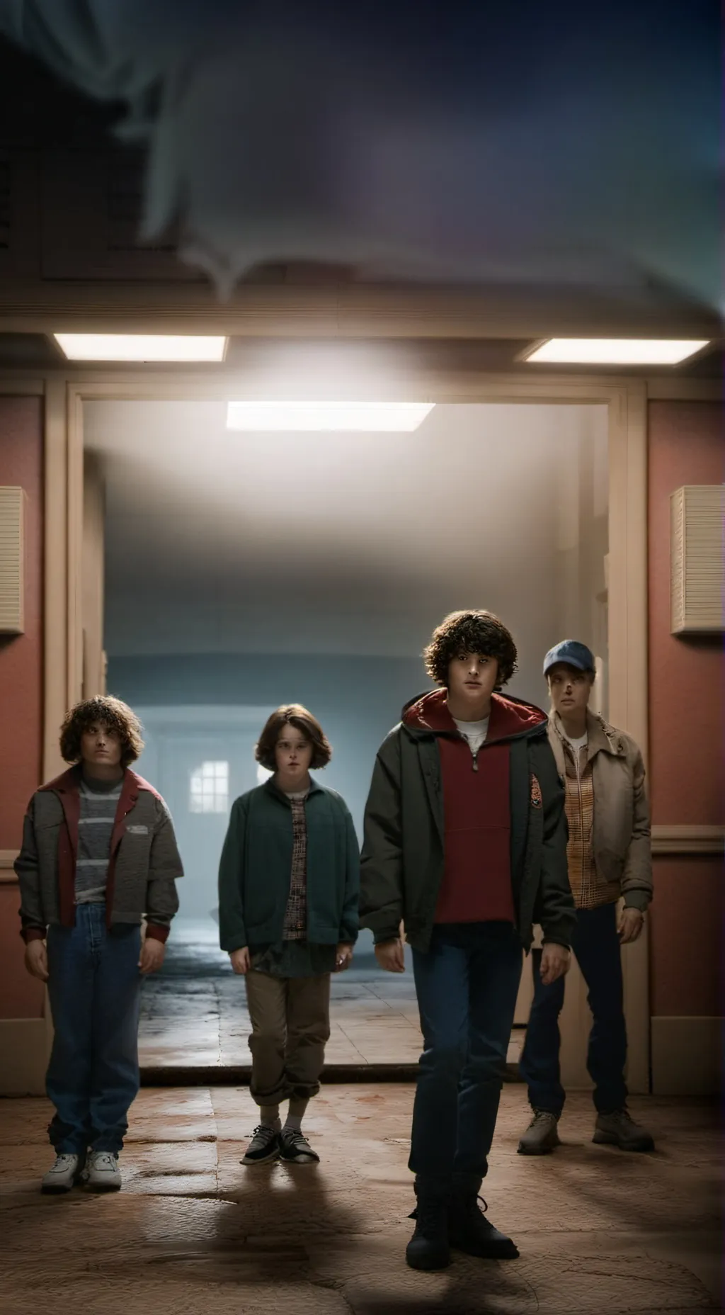 ai character: STRANGER THINGS 5 background