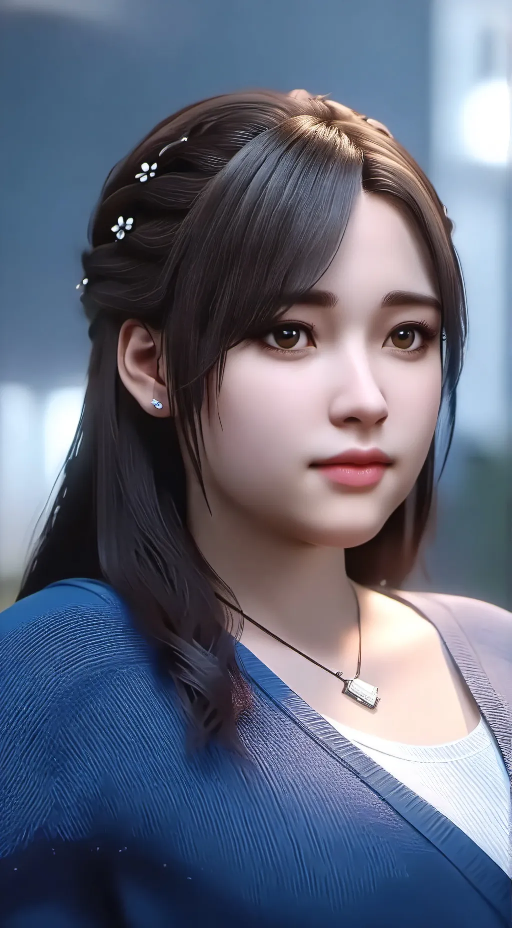 ai character: Fat Girlie  background