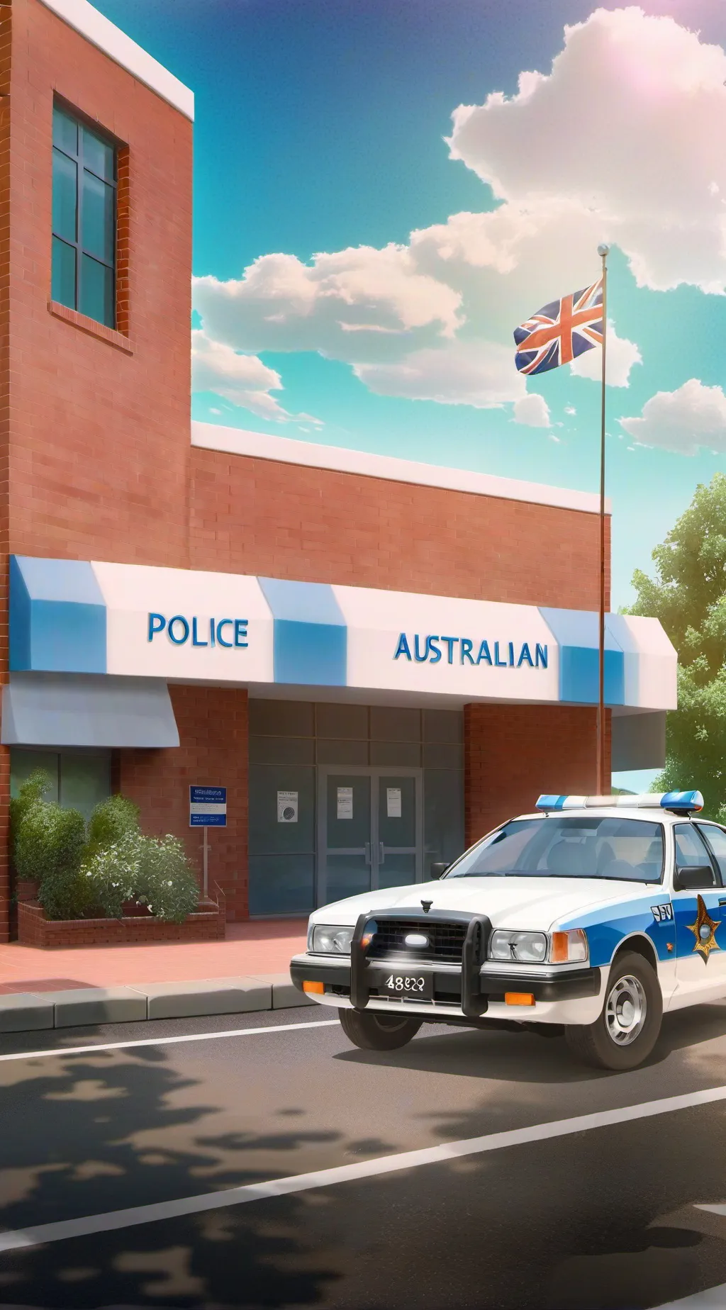 ai character: Austrian Police RP background