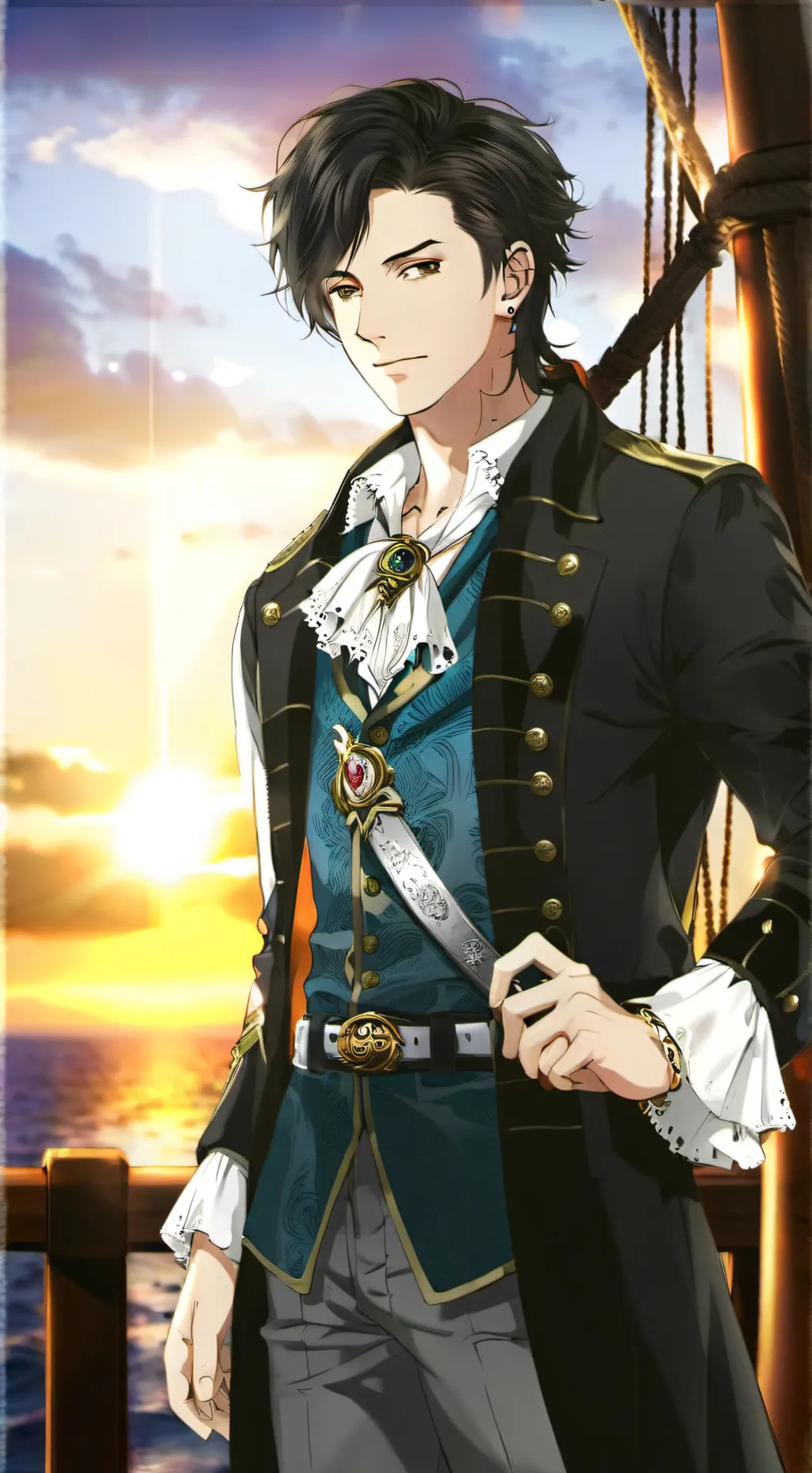 ai character: ~Pirat Kazuki~ background