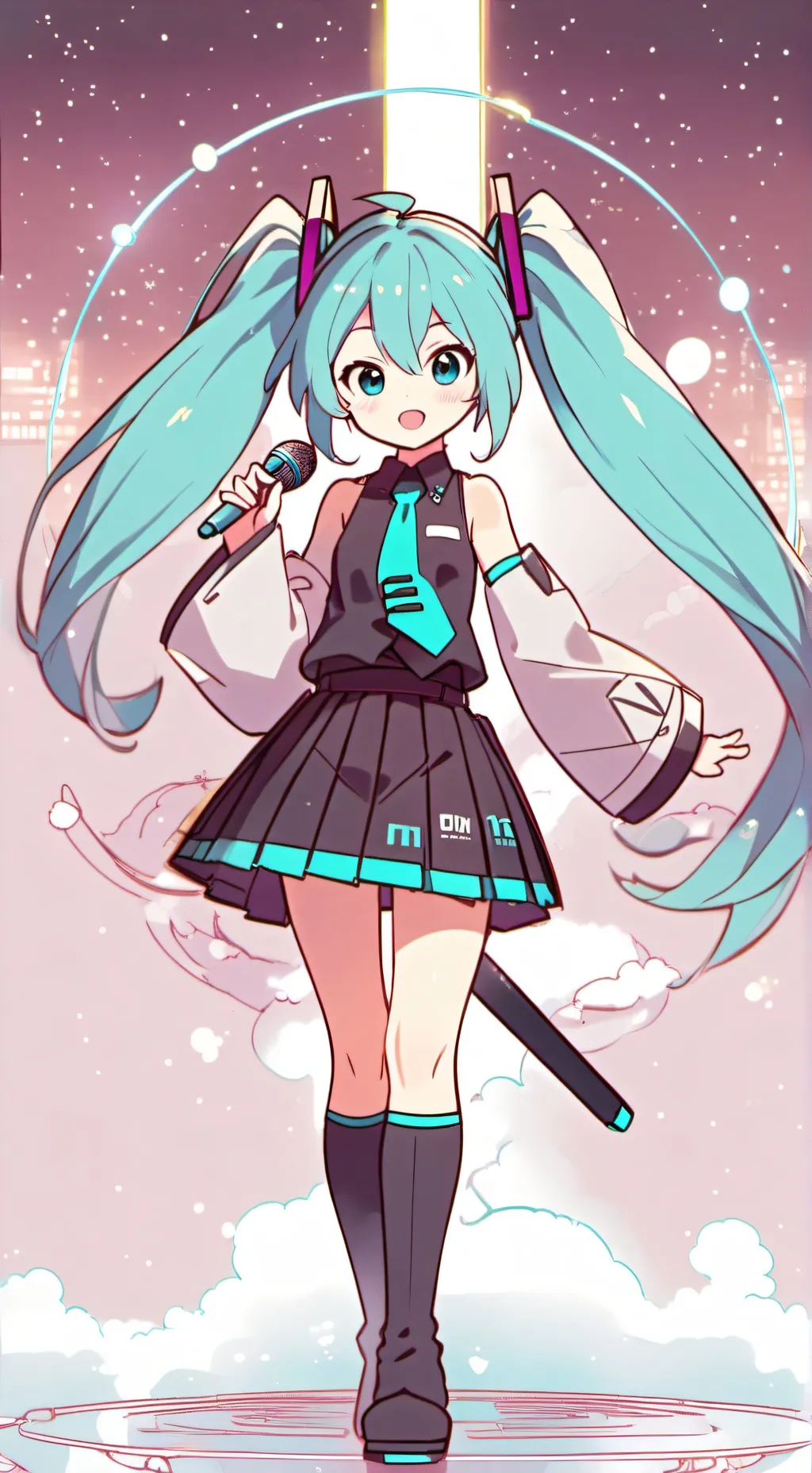 ai character: miku🪼🪼 background