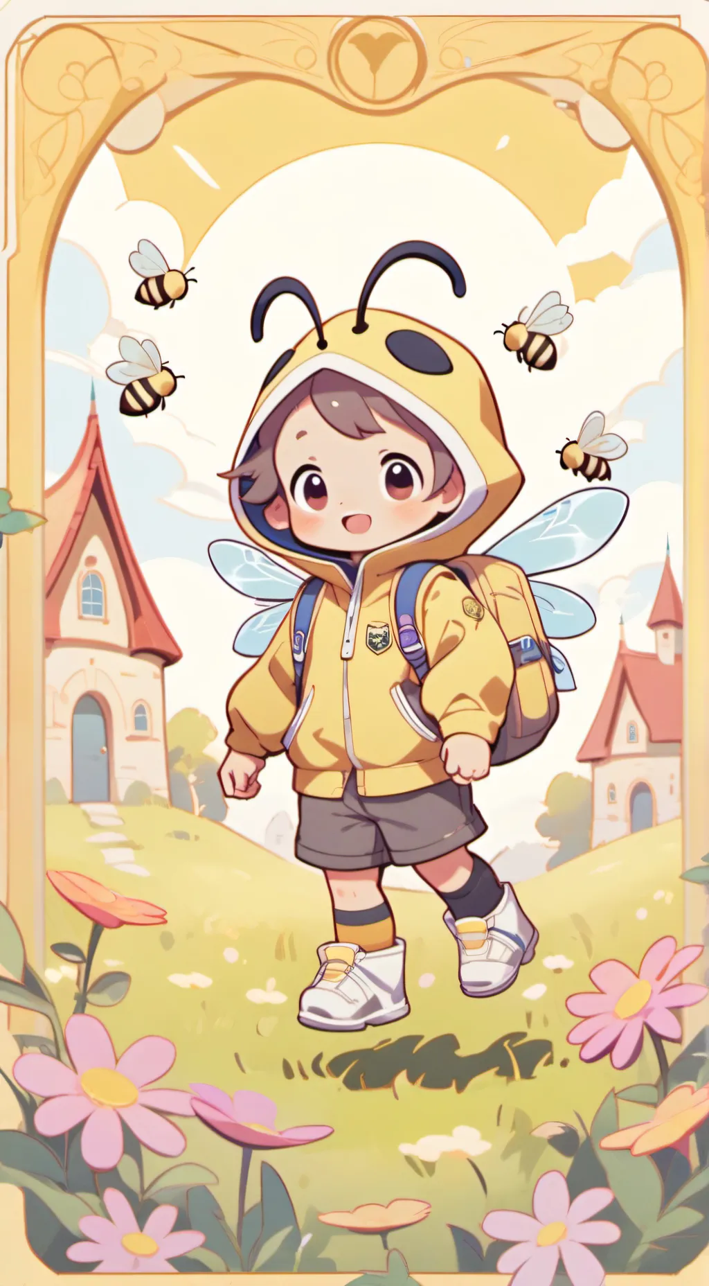 ai character: Jimmy bee fatsie background