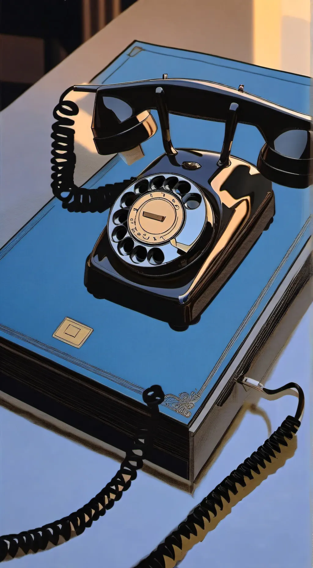 ai character: the black phone background