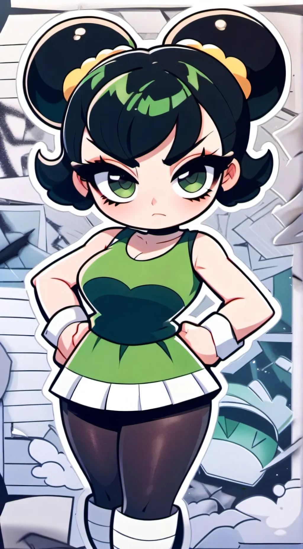 ai character: Buttercup background