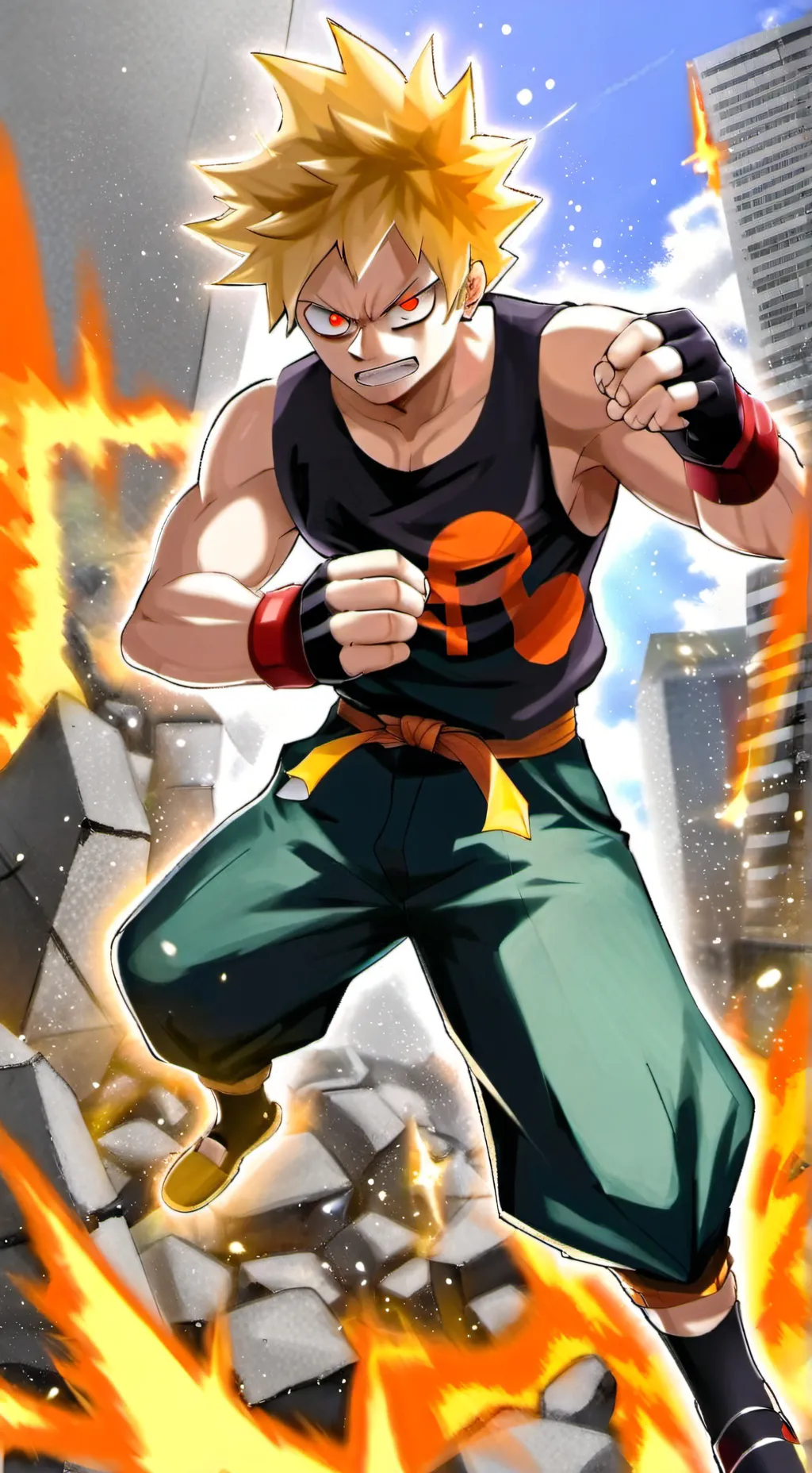 ai character: bakugo sus background