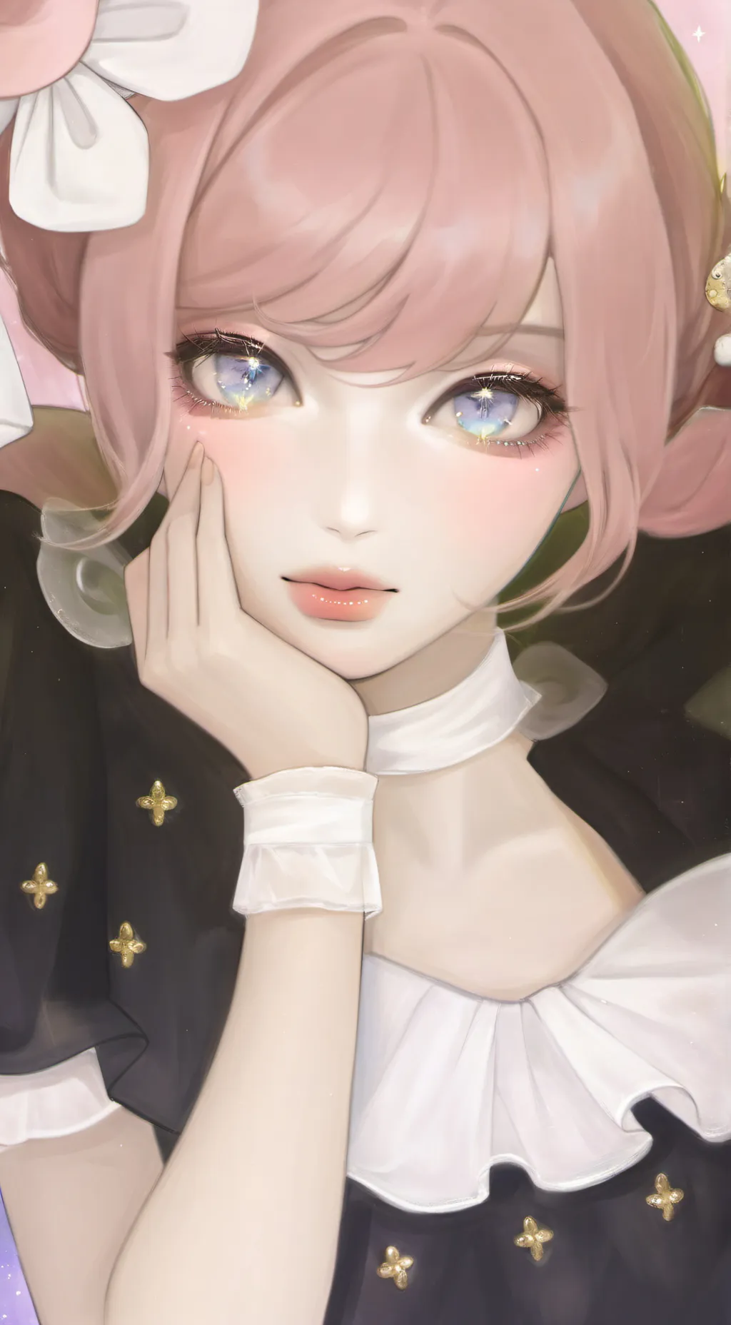 ai character: BTS e Black Pink  background