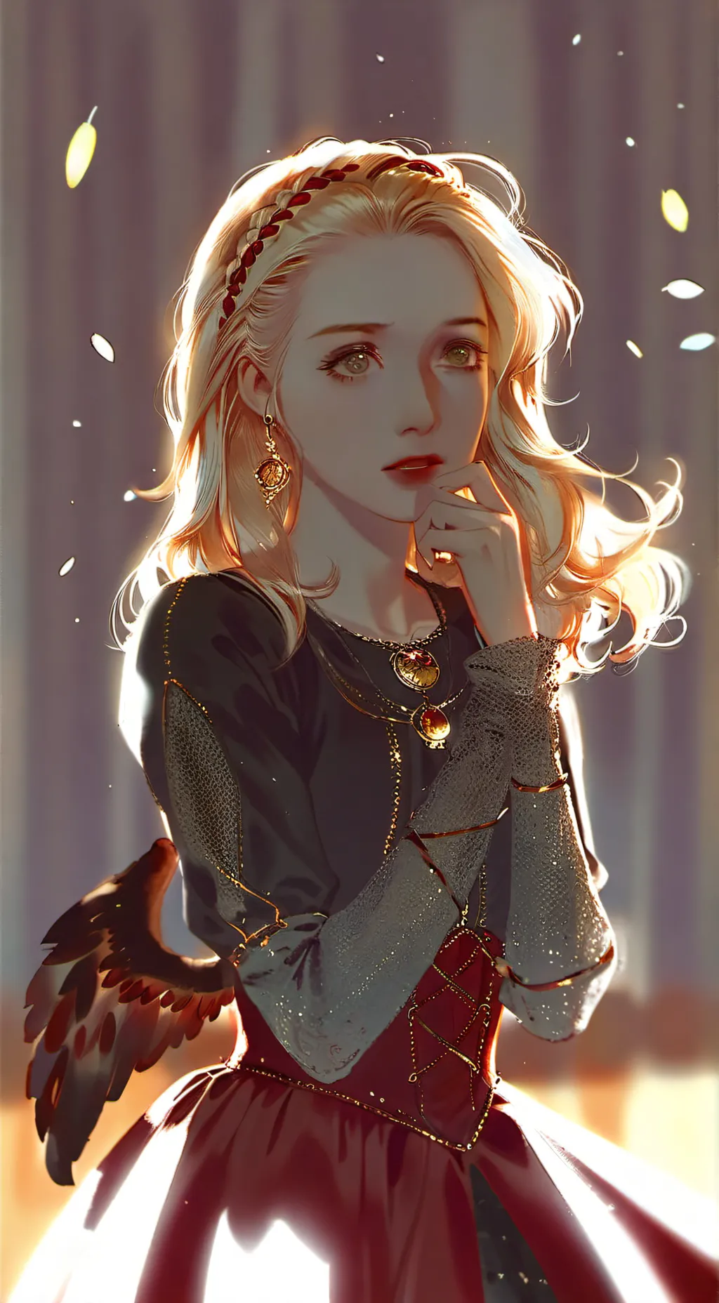 ai character: cat background