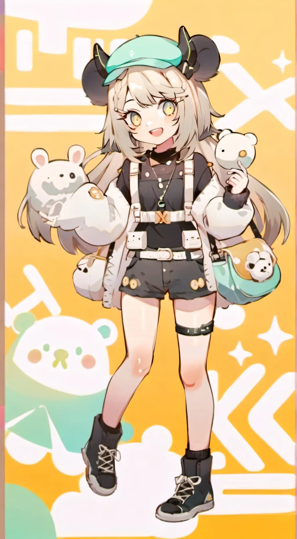 ai character: mha gage background