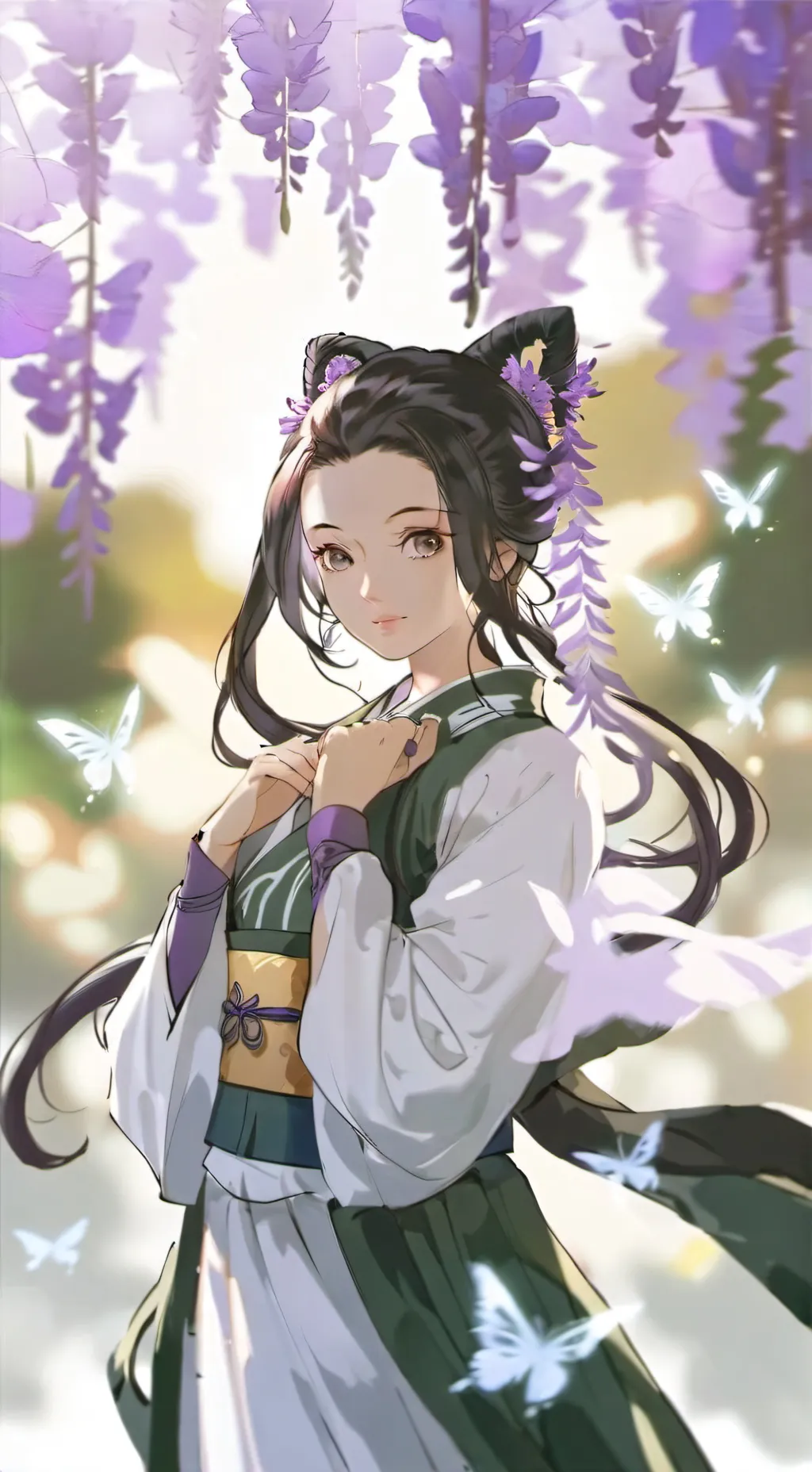ai character: Shinobu kochō background