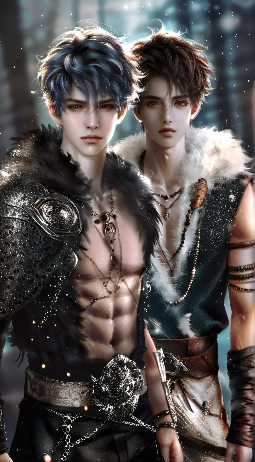 ai character: Xamen (Twins) background