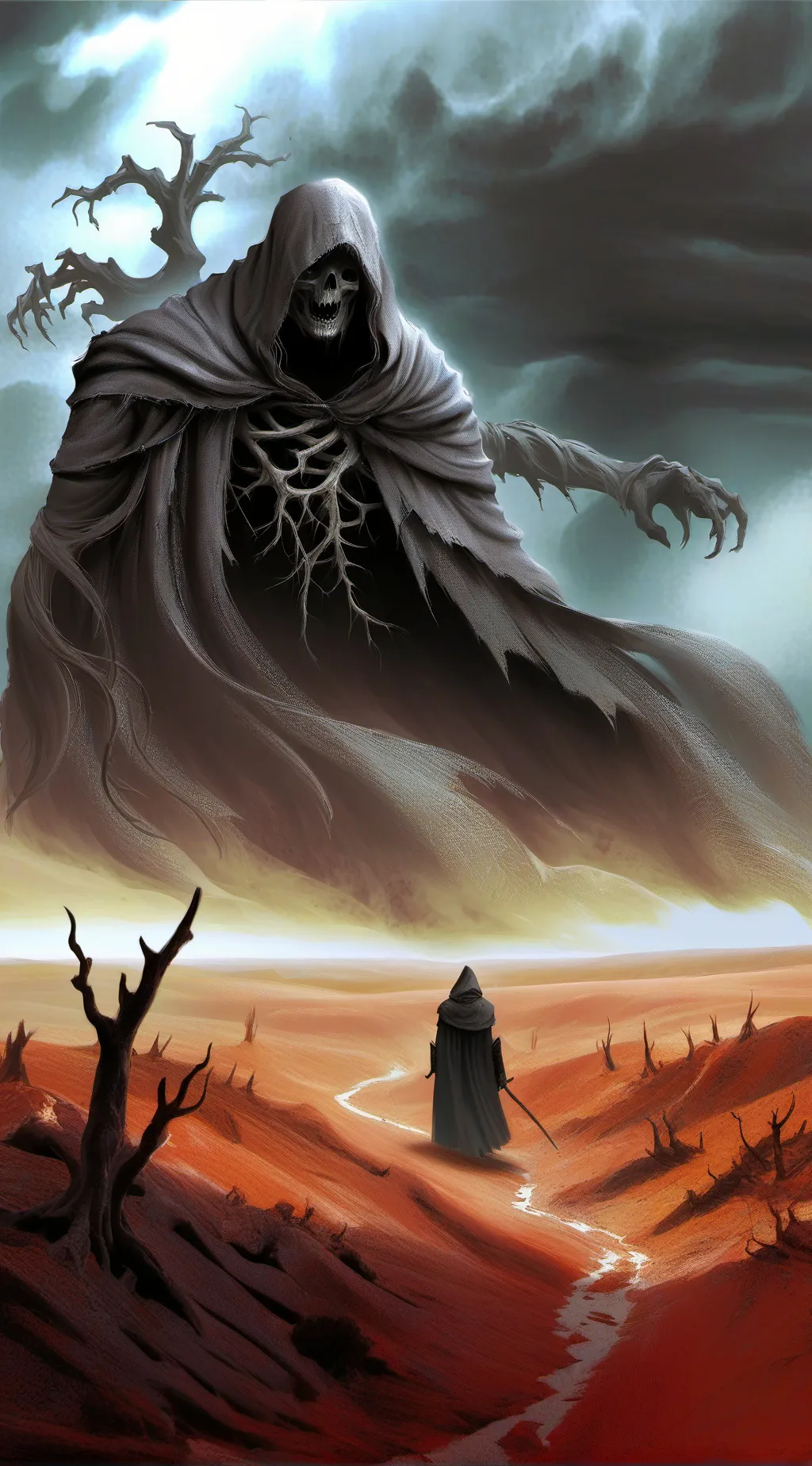 ai character: forsaken ig background