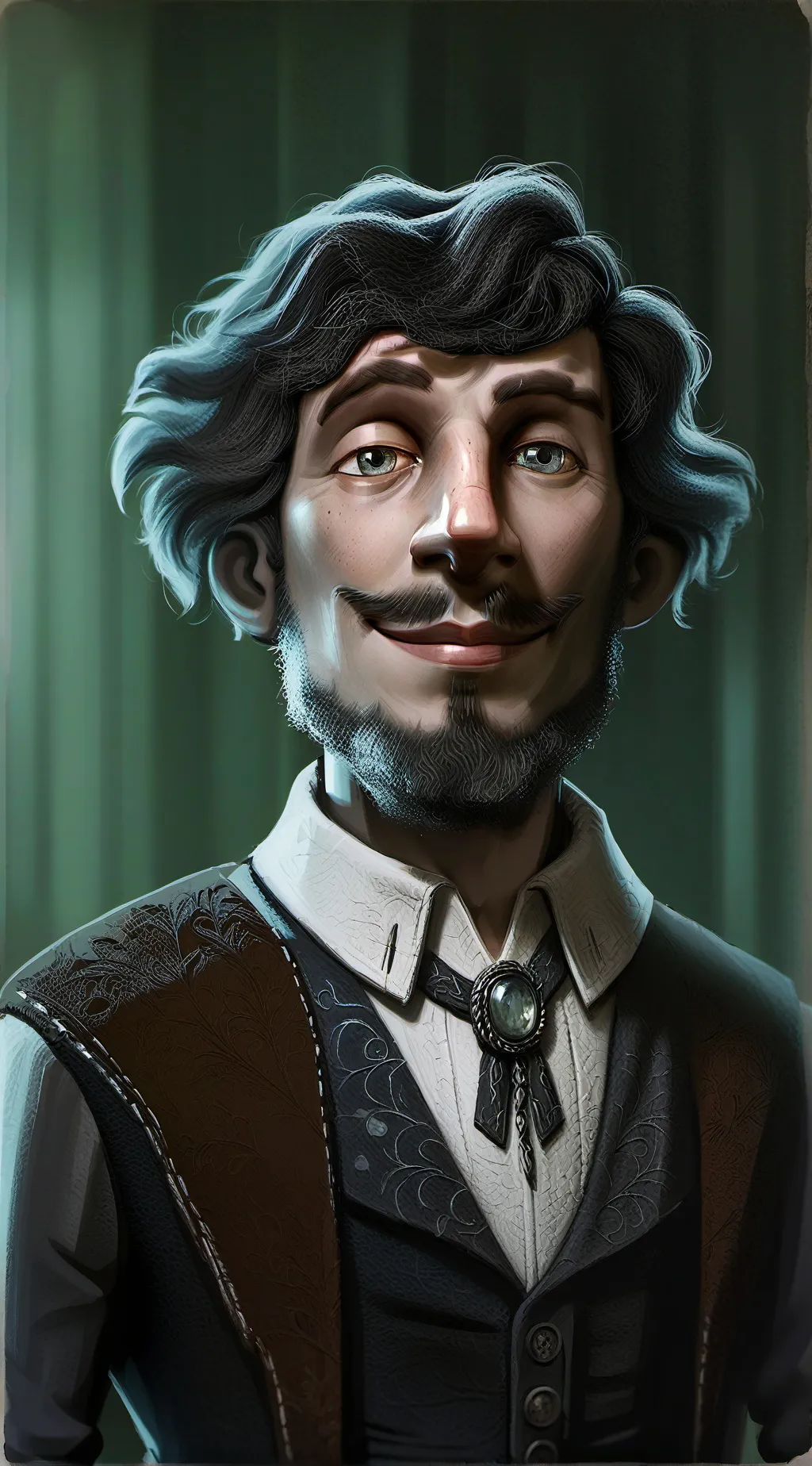 ai character: Milton background