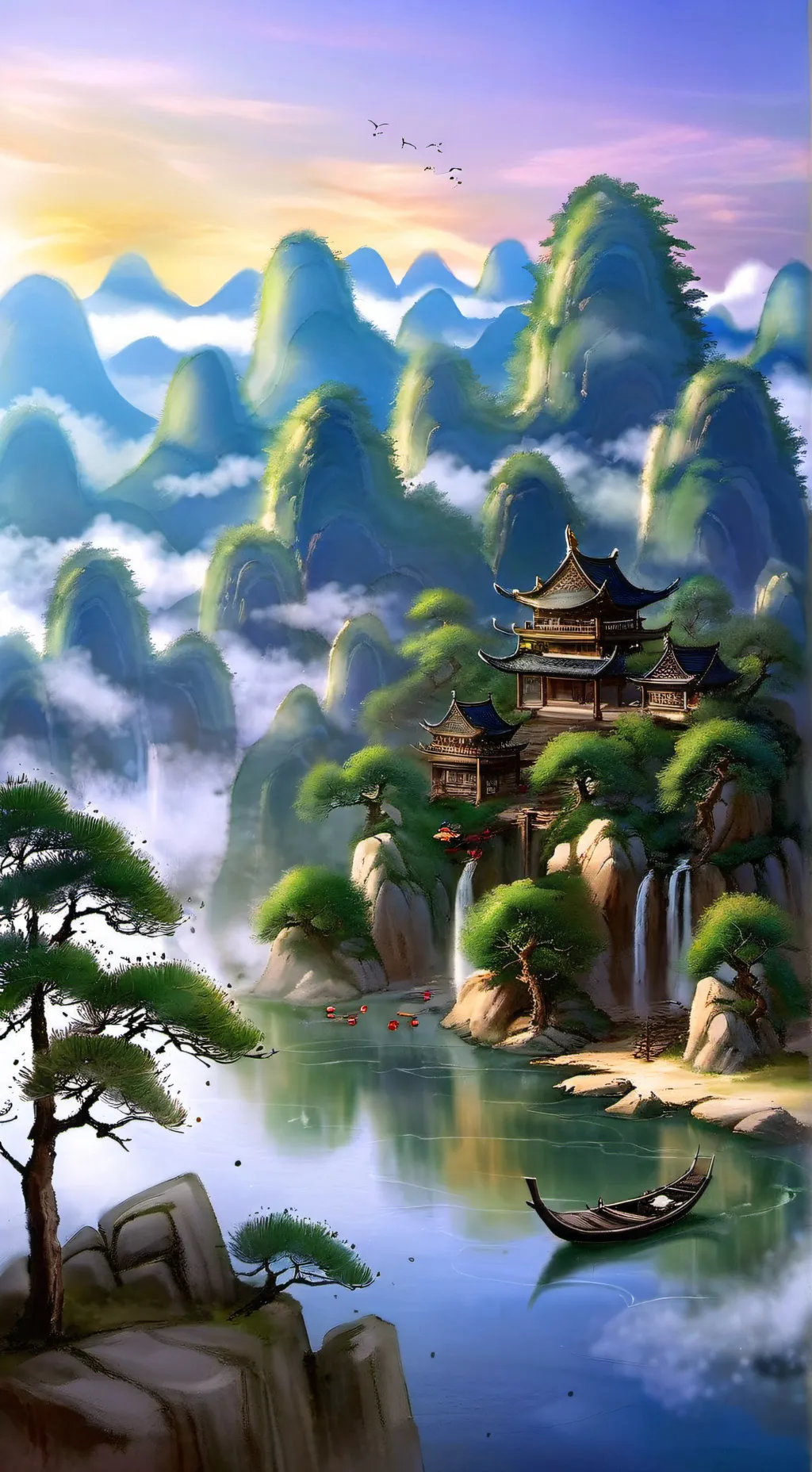 ai character: Китай  background