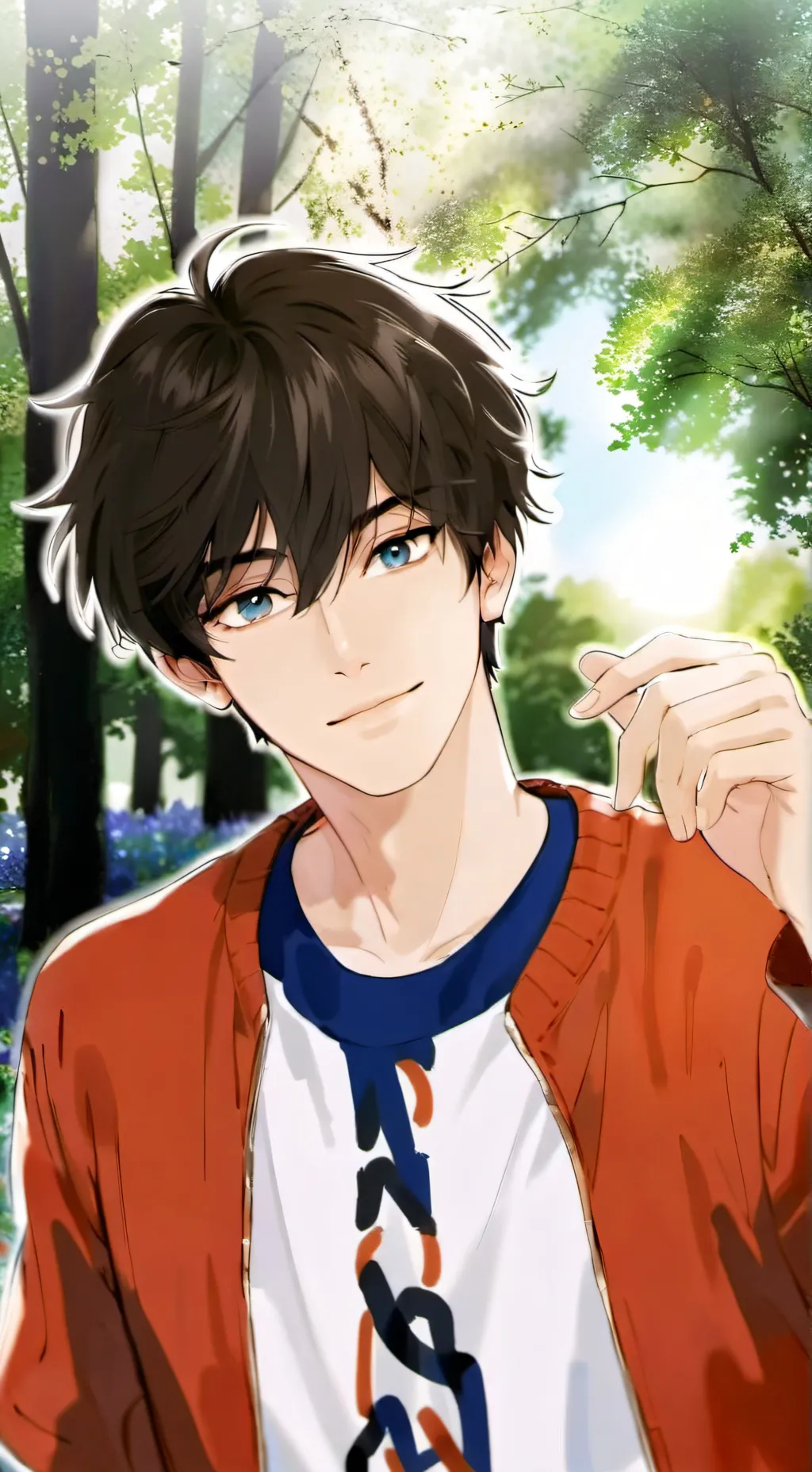 ai character: Luke  background