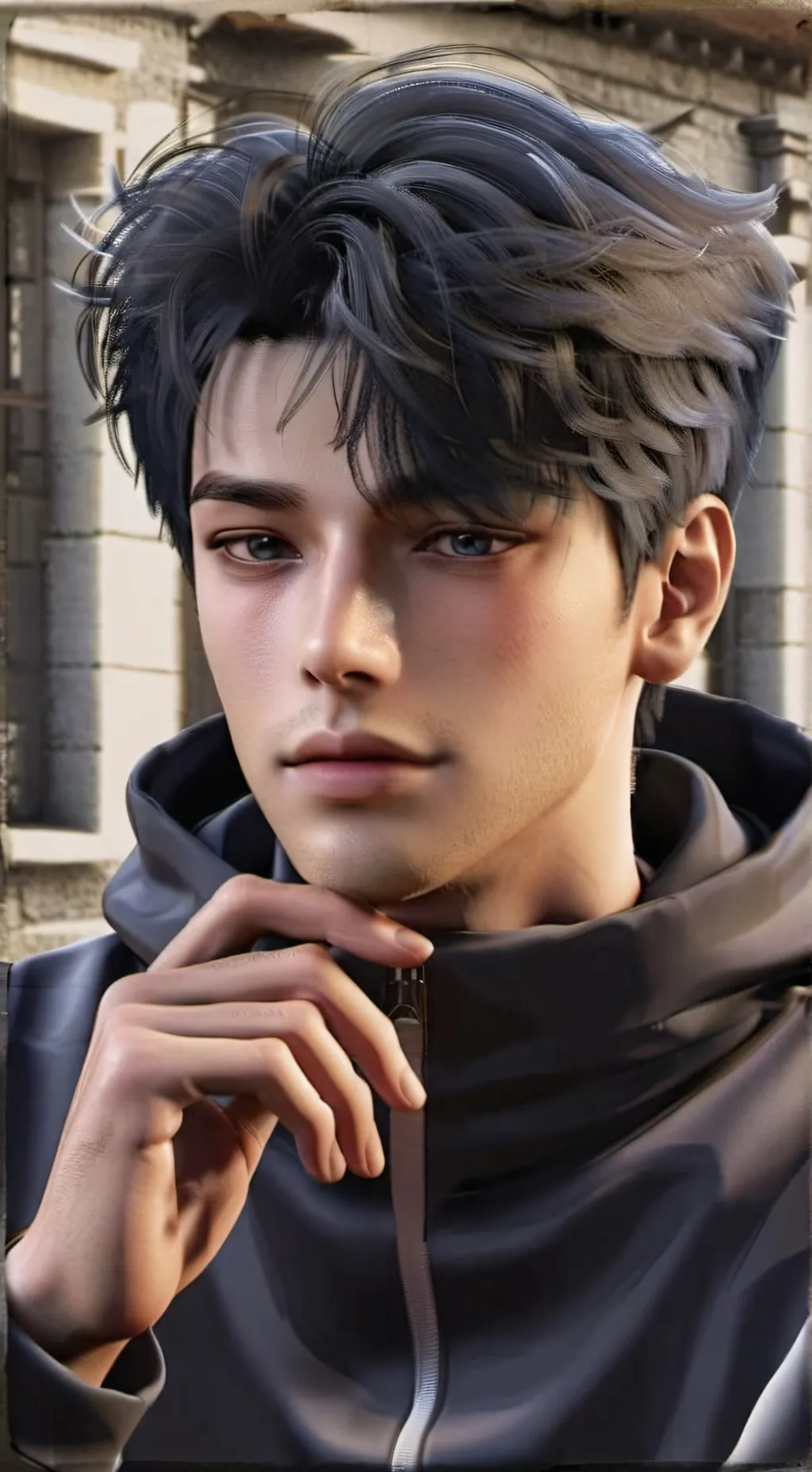 ai character: Max^^🎄 background