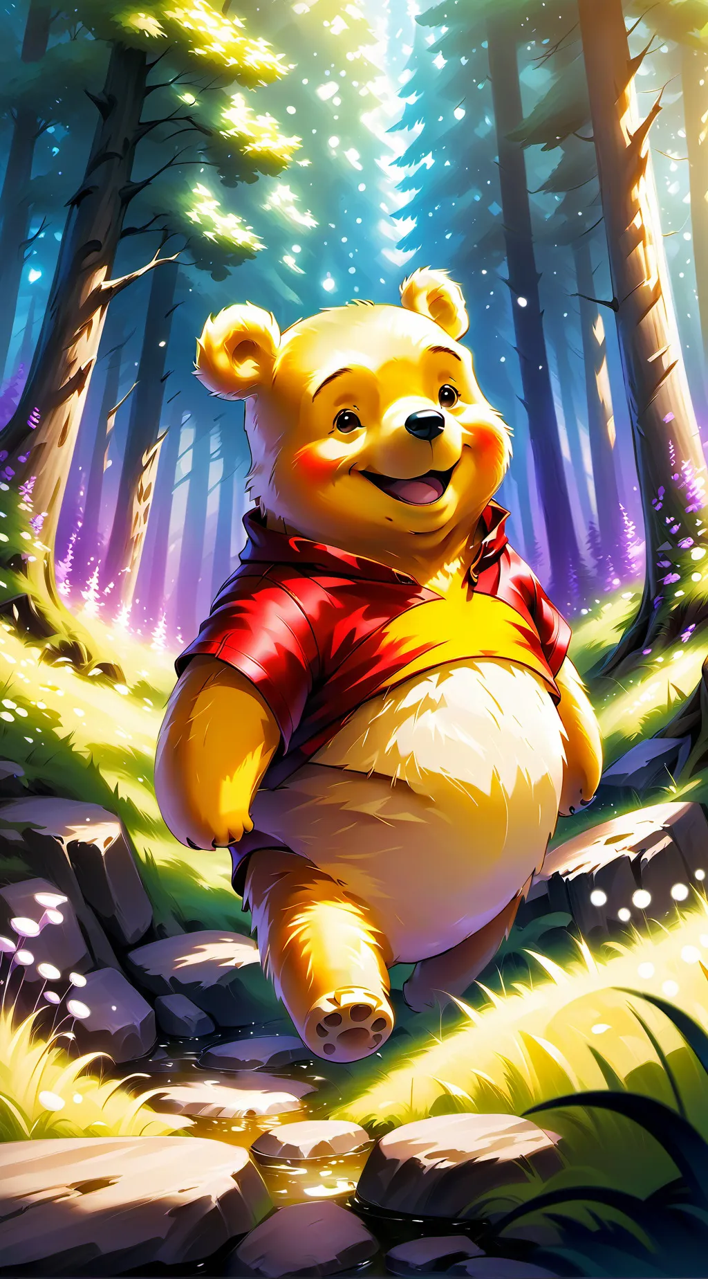 ai character: What up Winnie background