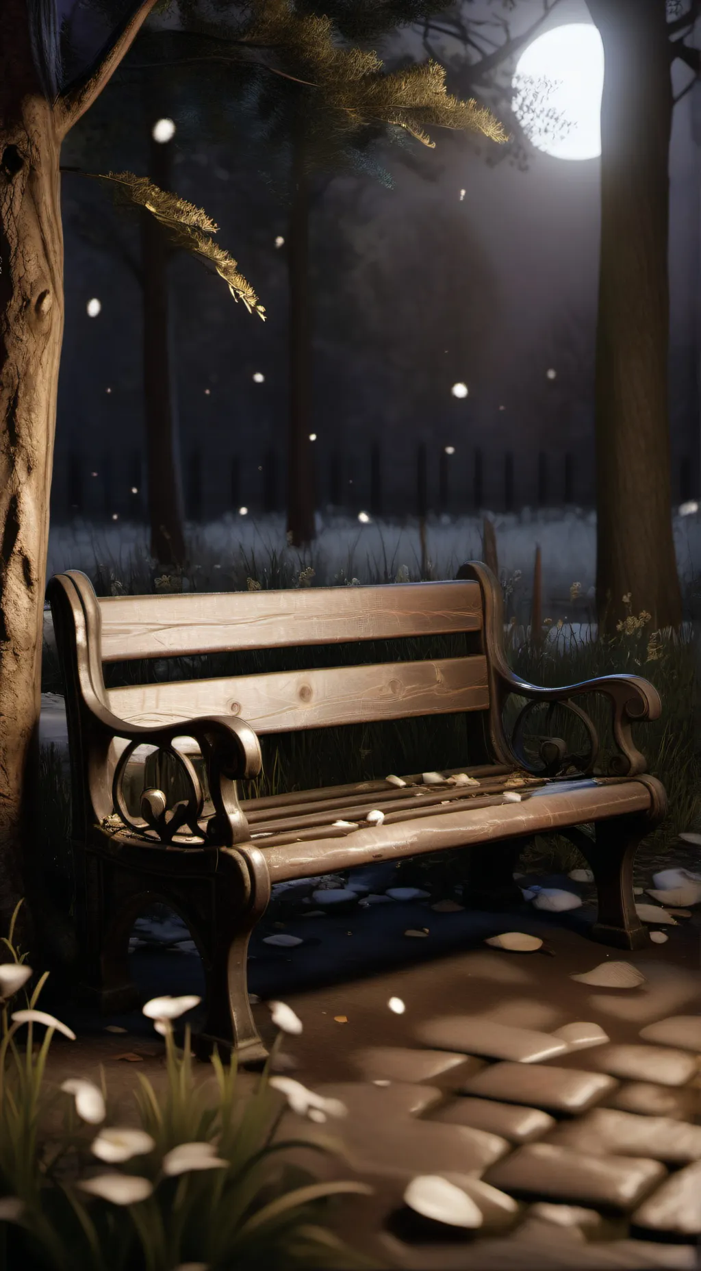 ai character: BSDChristmas background