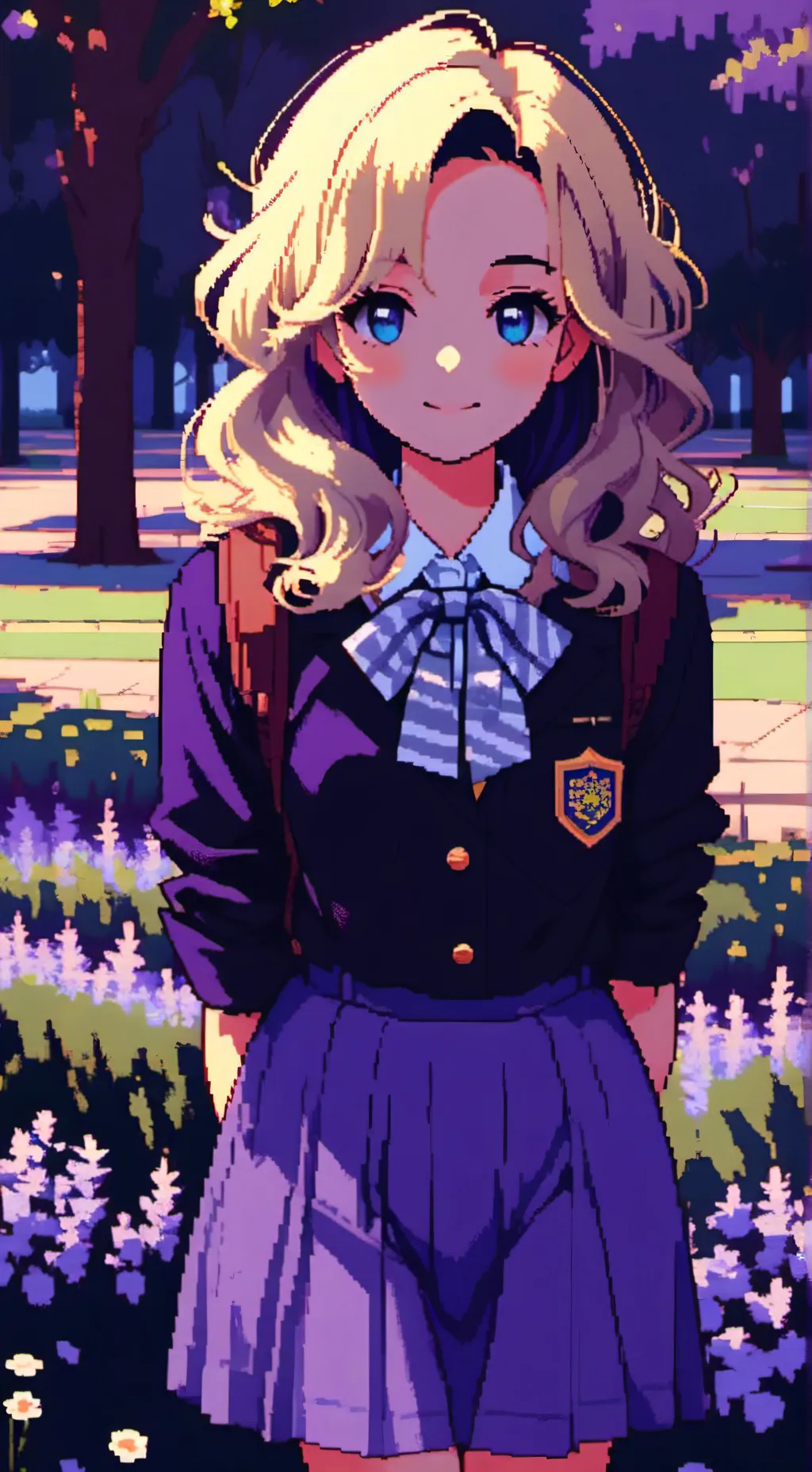 ai character: Kaede Akamatsu background