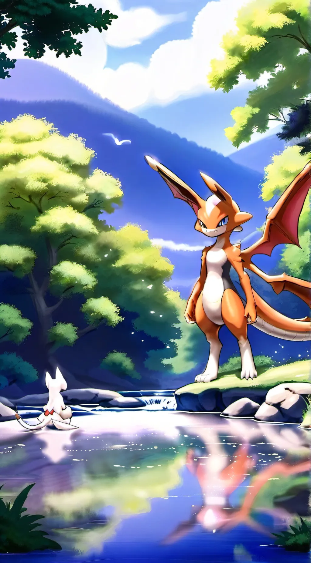 ai character: wolf tavern background