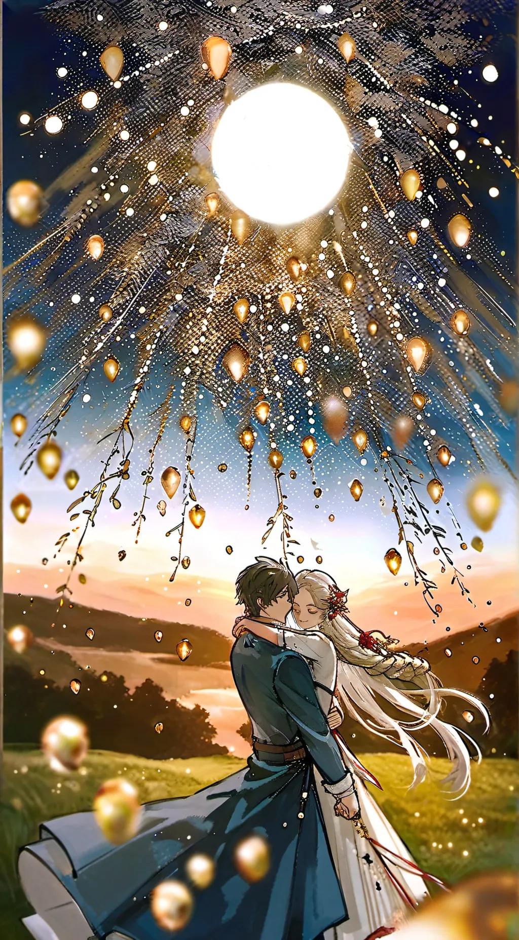 ai character: Christmas show  background