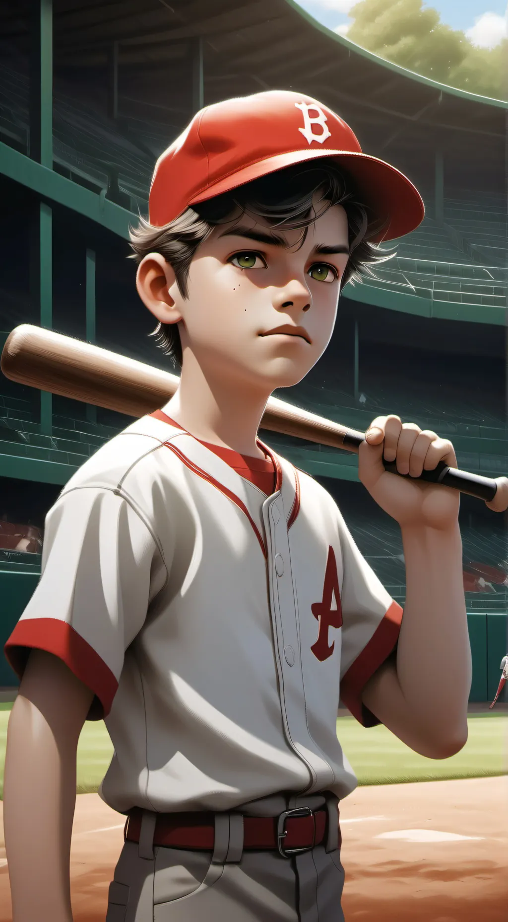 ai character: Ase the baseball! background