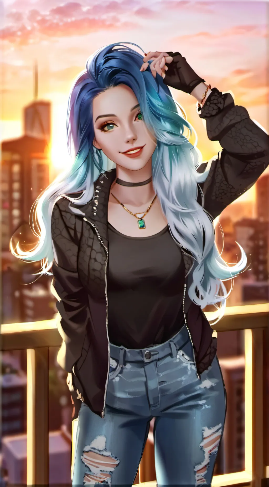 ai character: ali background