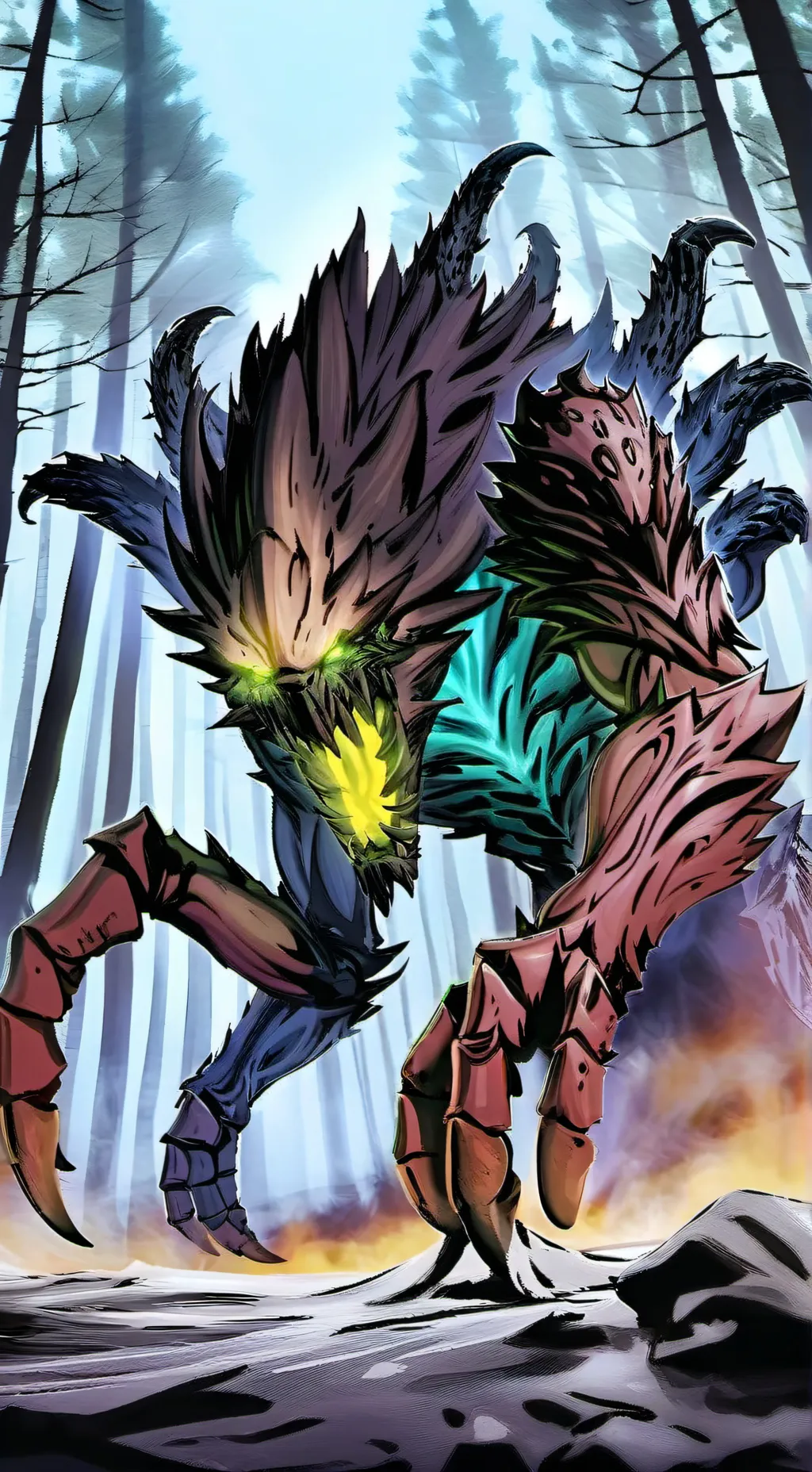 ai character: strangers things  background