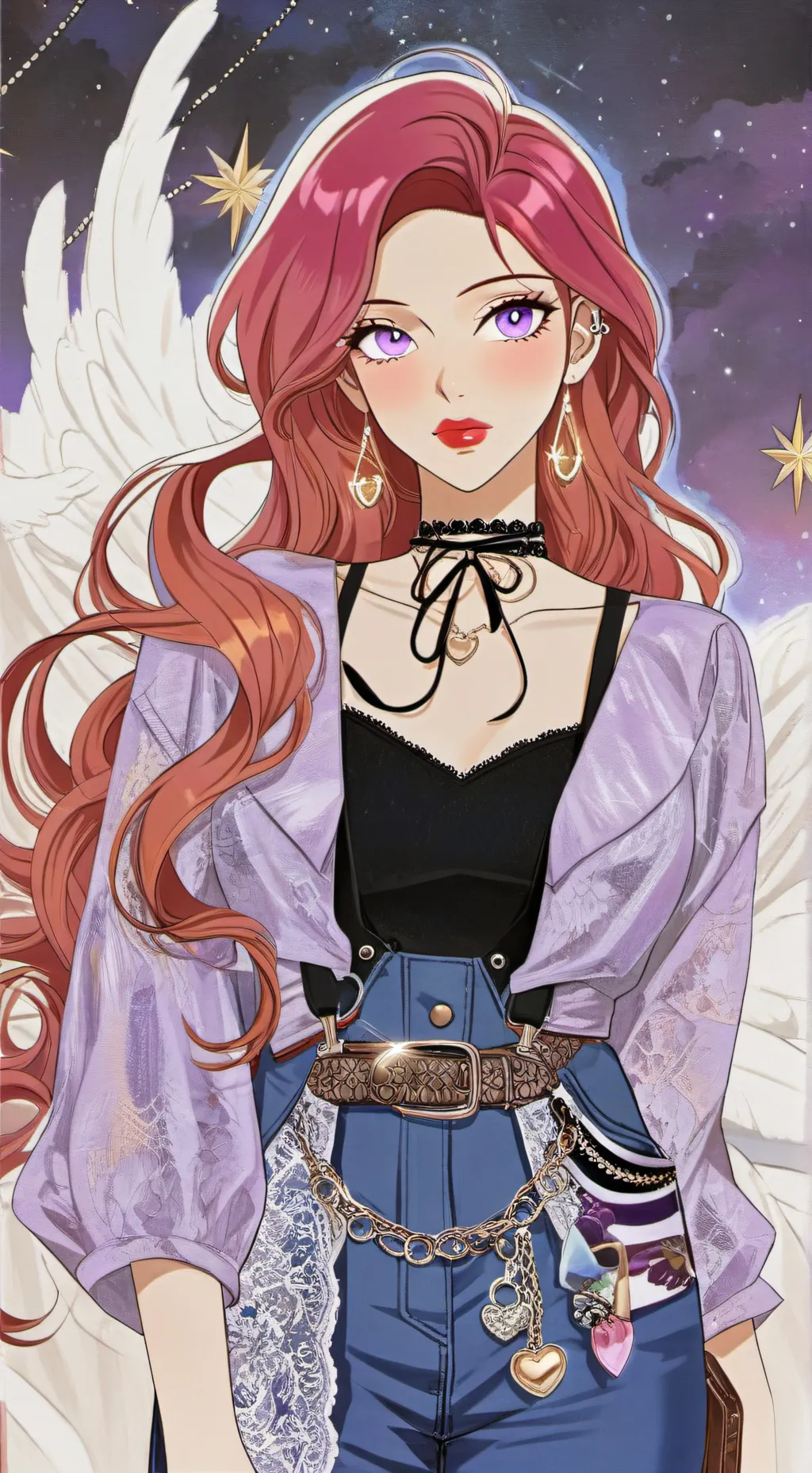 ai character: Addy background