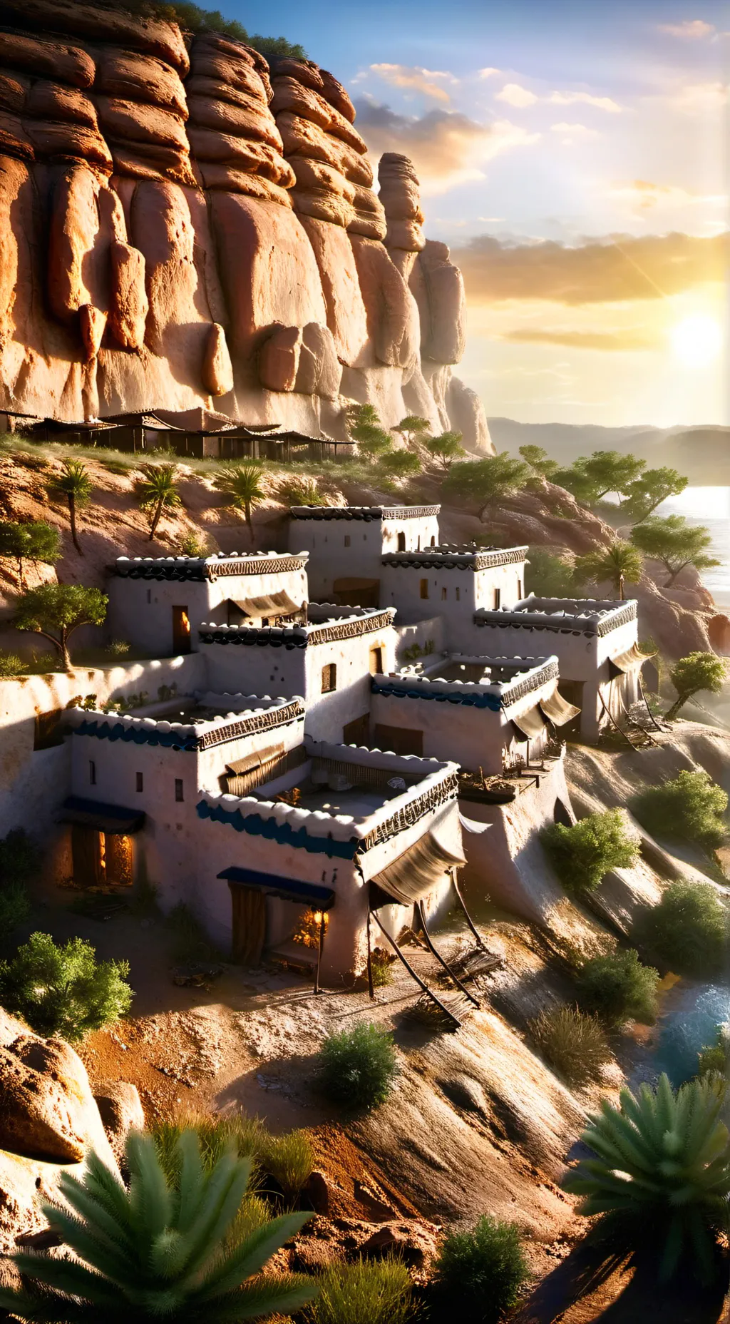 ai character: los del pueblo vs  background