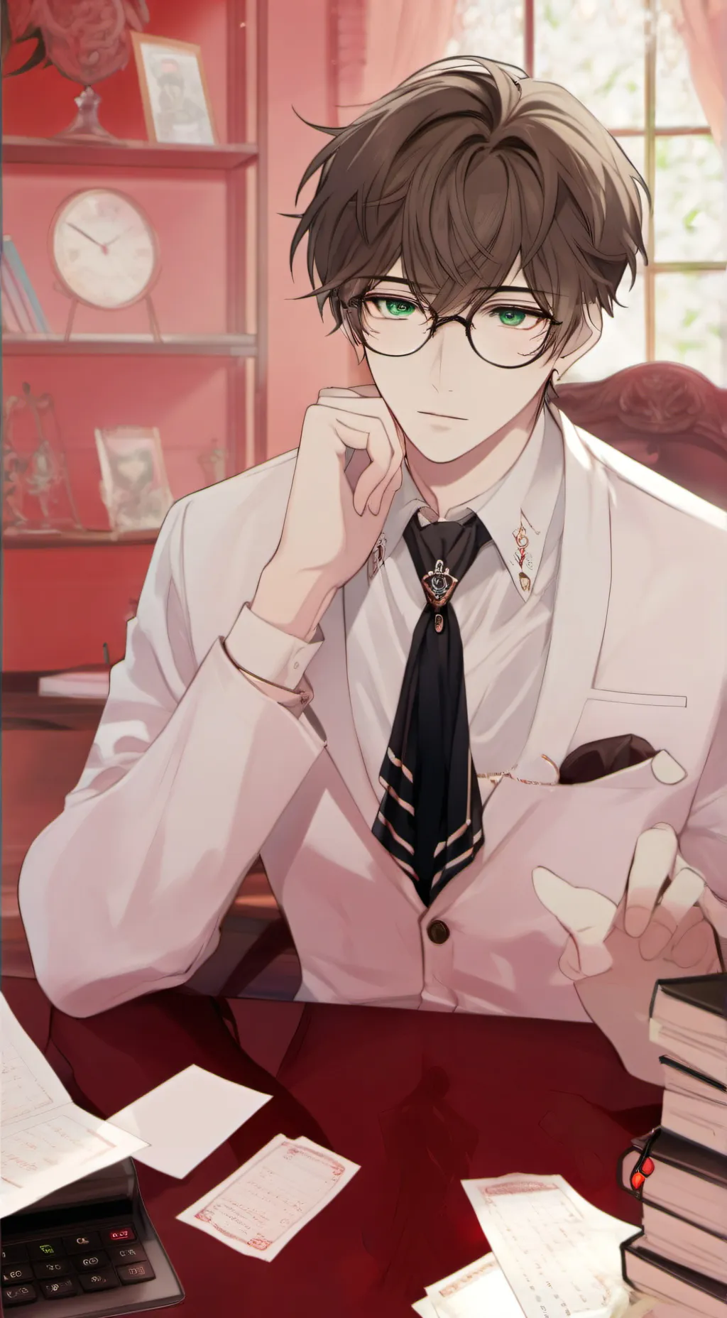 ai character: Meticulous Budget Buddy background