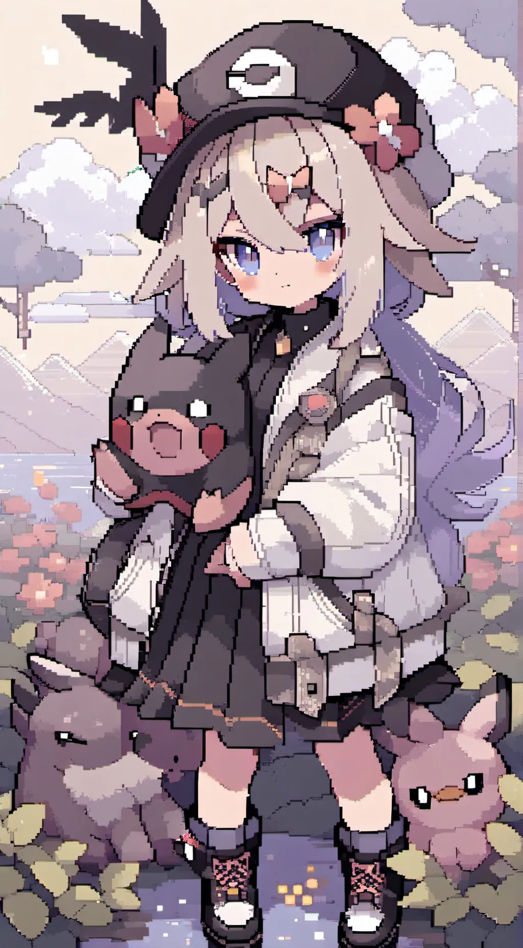 ai character: Pokemon horizons background