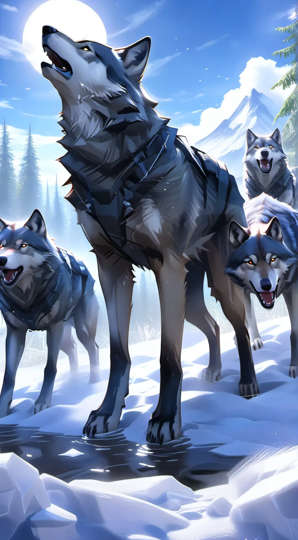 ai character: MoonLight pack background